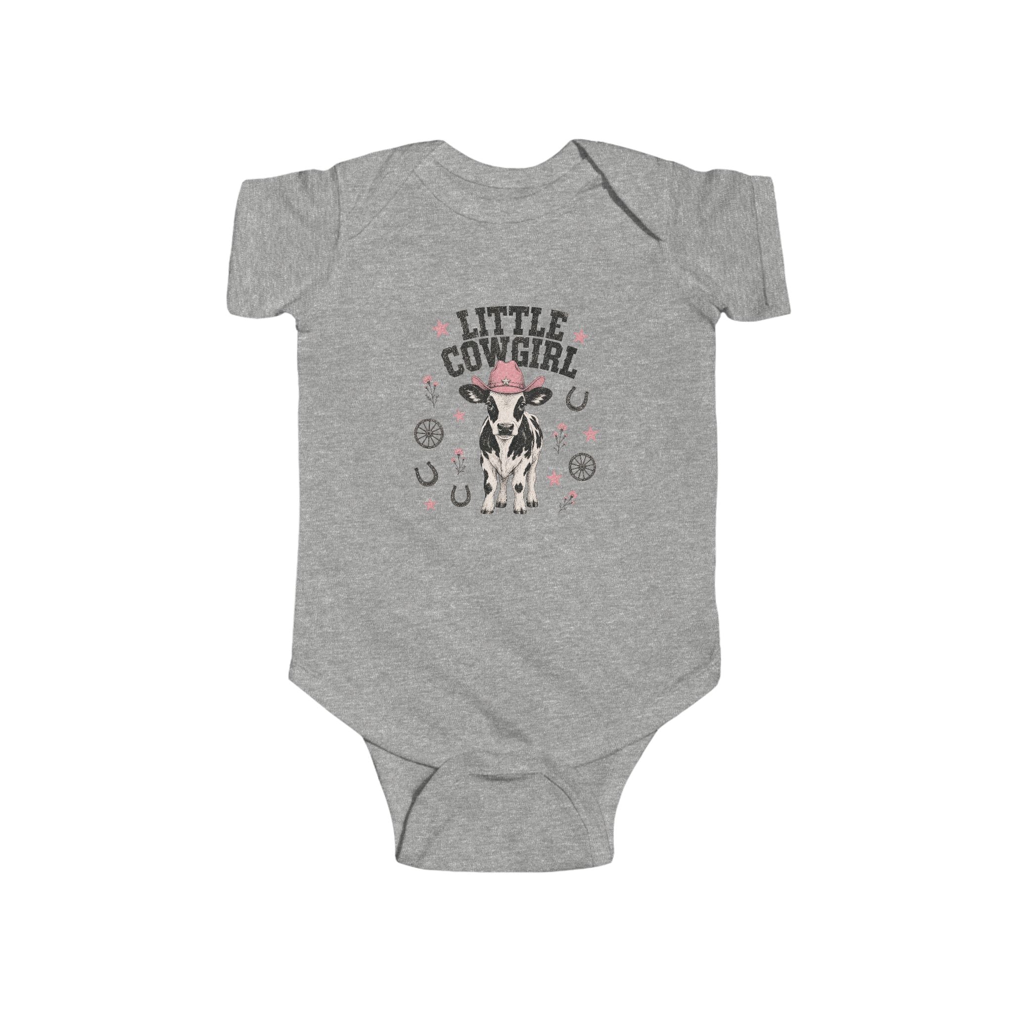 Little Cowgirl Infant Bodysuit – 'Little Cowgirl' Western Baby Onesie