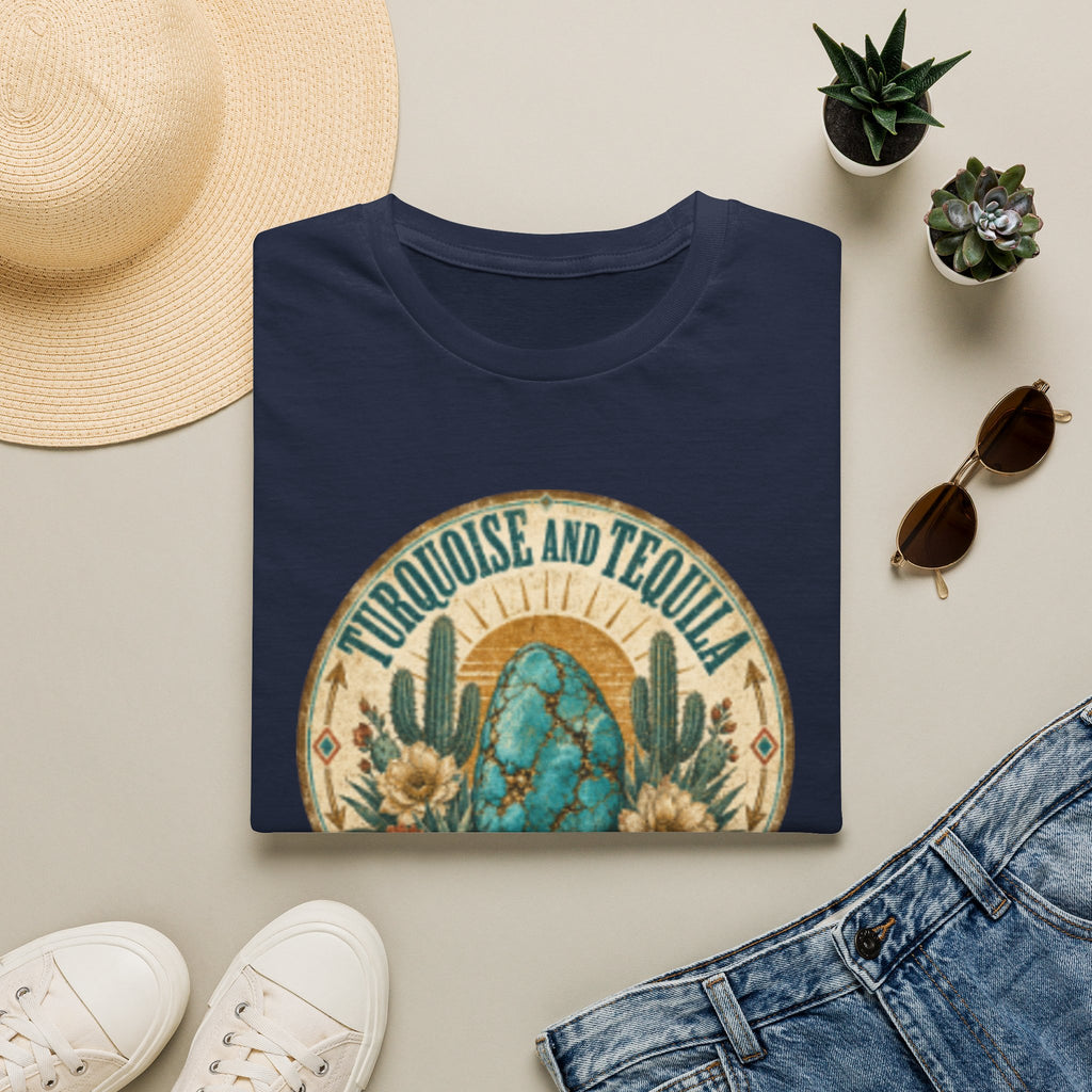 Turquoise & Tequila T-Shirt — Good for the Soul Desert Cactus Graphic
