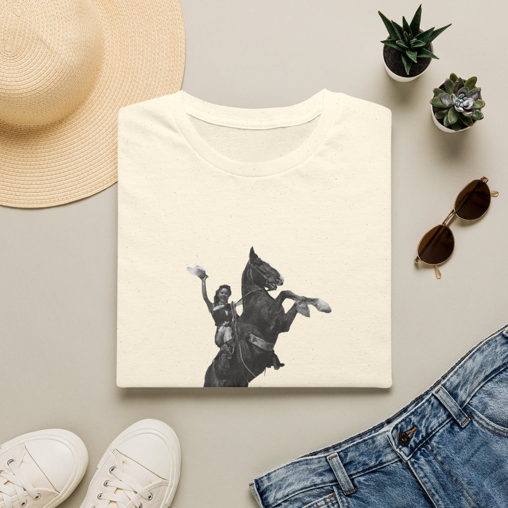 Cowgirl Graphic T‑Shirt — Vintage Horse & Rider Tee