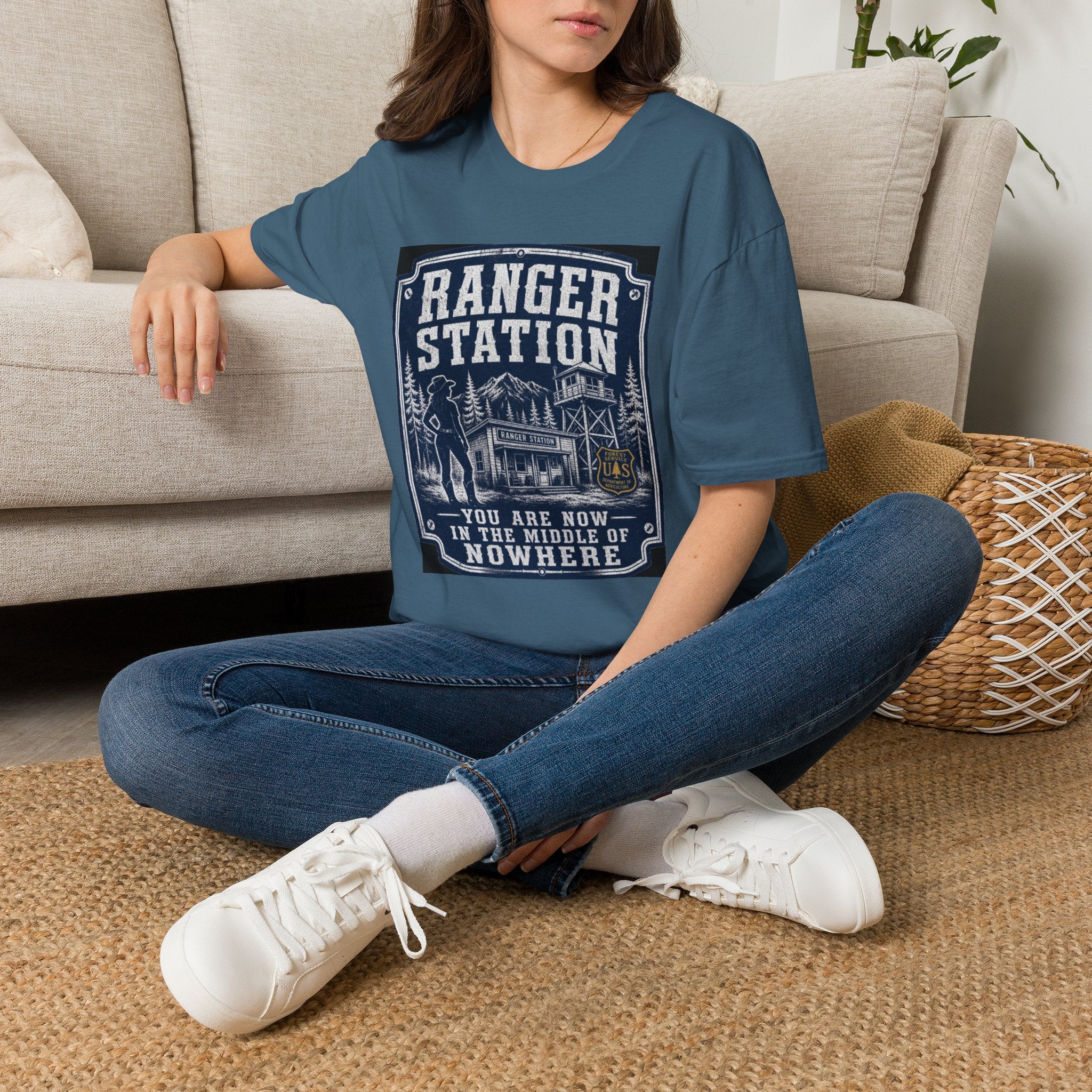 Ranger Station T-Shirt – Vintage National Park Forest Cabin Tee