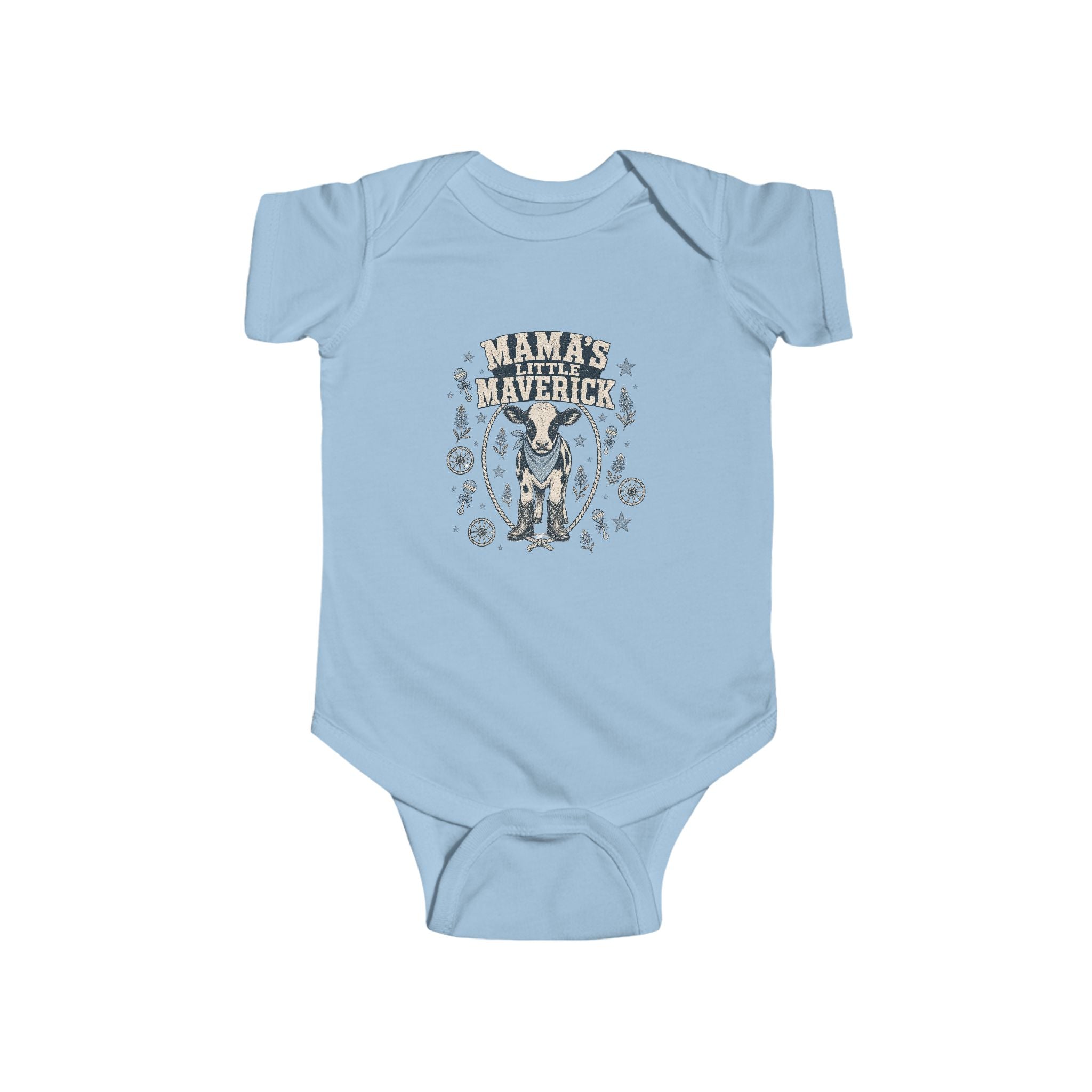 Infant Bodysuit – “Lil' Maverick” Western Cowboy Baby Onesie