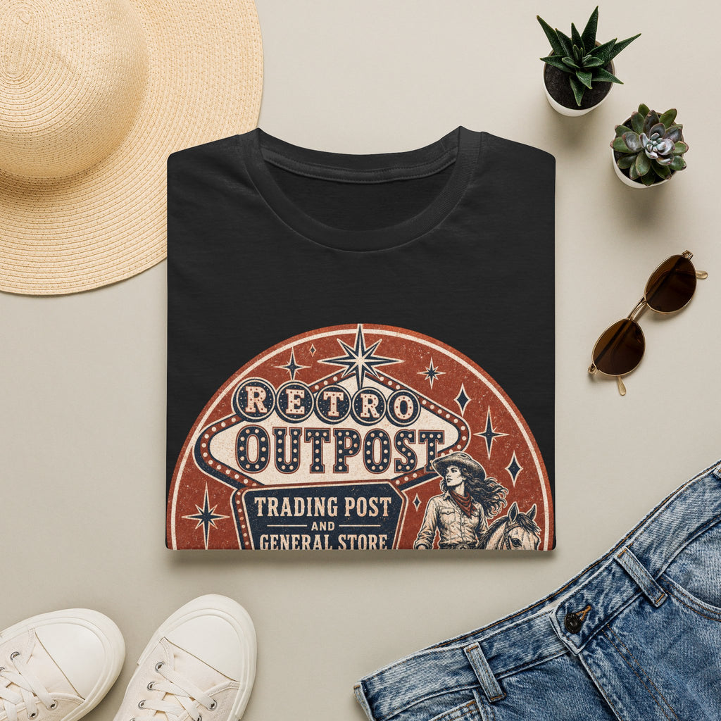 Retro Outpost T‑Shirt — Vintage Trading Post Graphic Tee