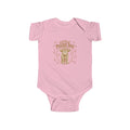 Infant Bodysuit — "Little Prairie Rose" Baby Onesie with Vintage Fox Illustration