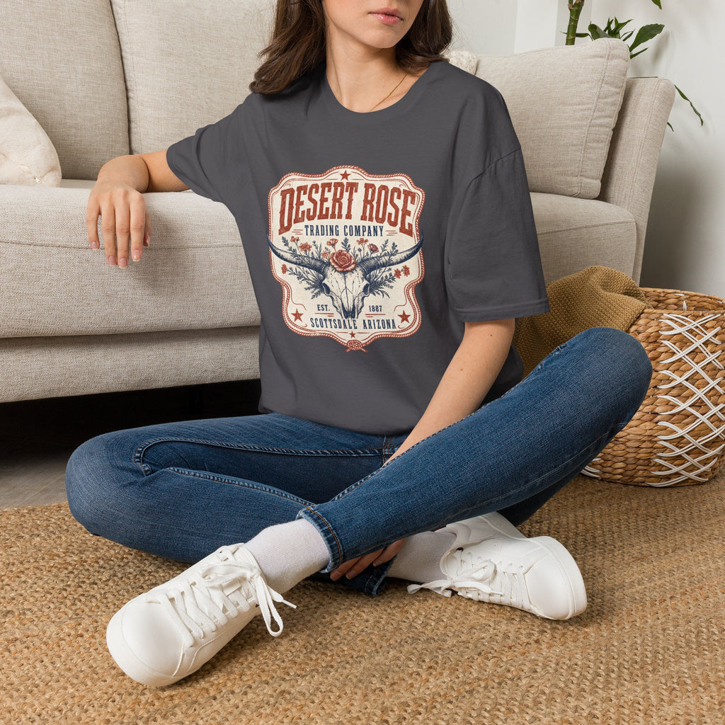 Desert Rose T‑Shirt — Vintage Western Trading Company Graphic Tee