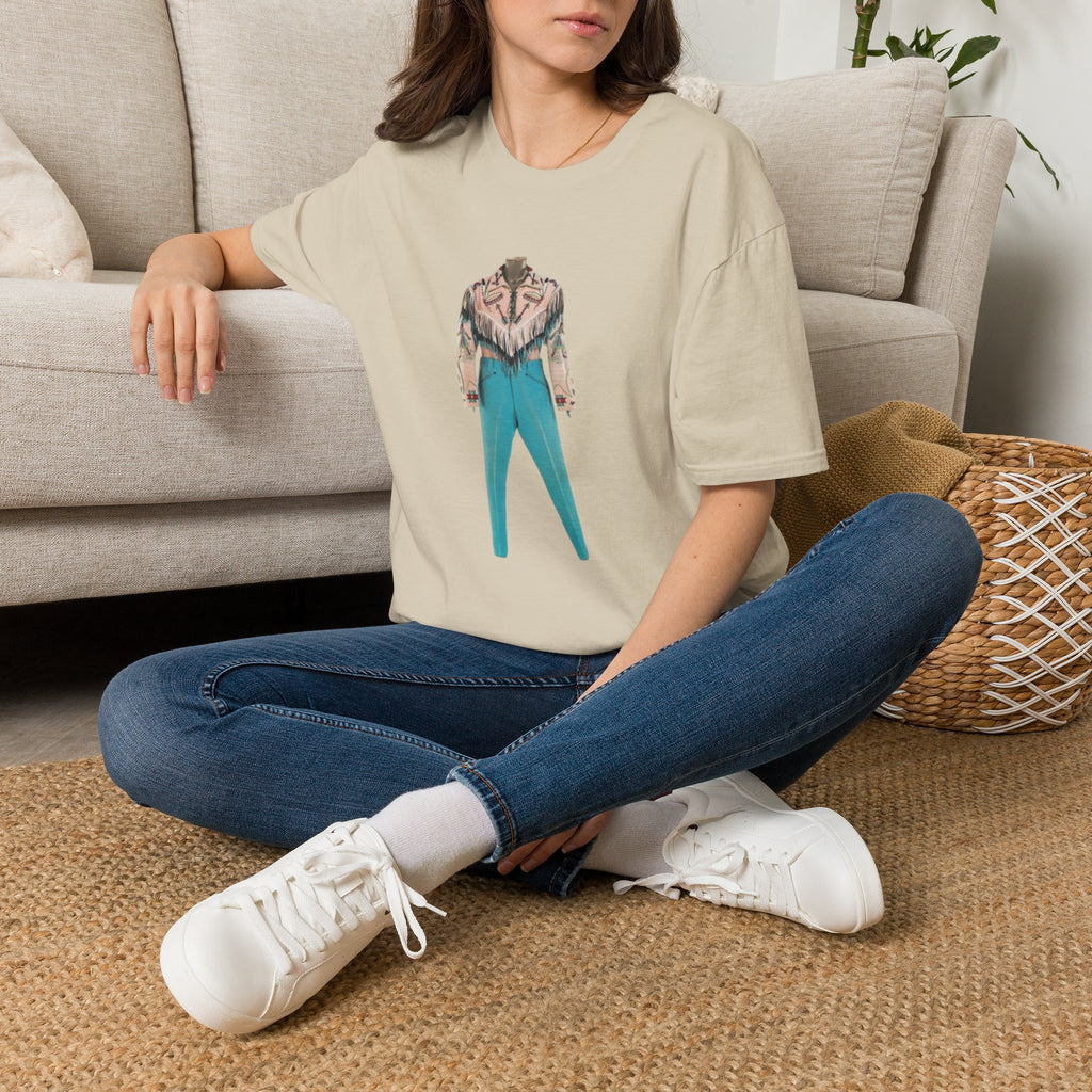 Cowboy Jacket Illustration T-Shirt — Vintage Western Outfit Graphic Tee