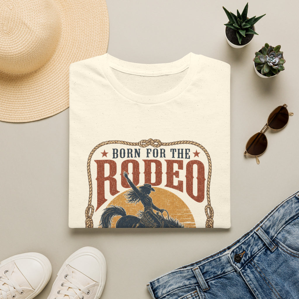 Born for the Rodeo T-Shirt — Western Bull Riding Graphic Tee