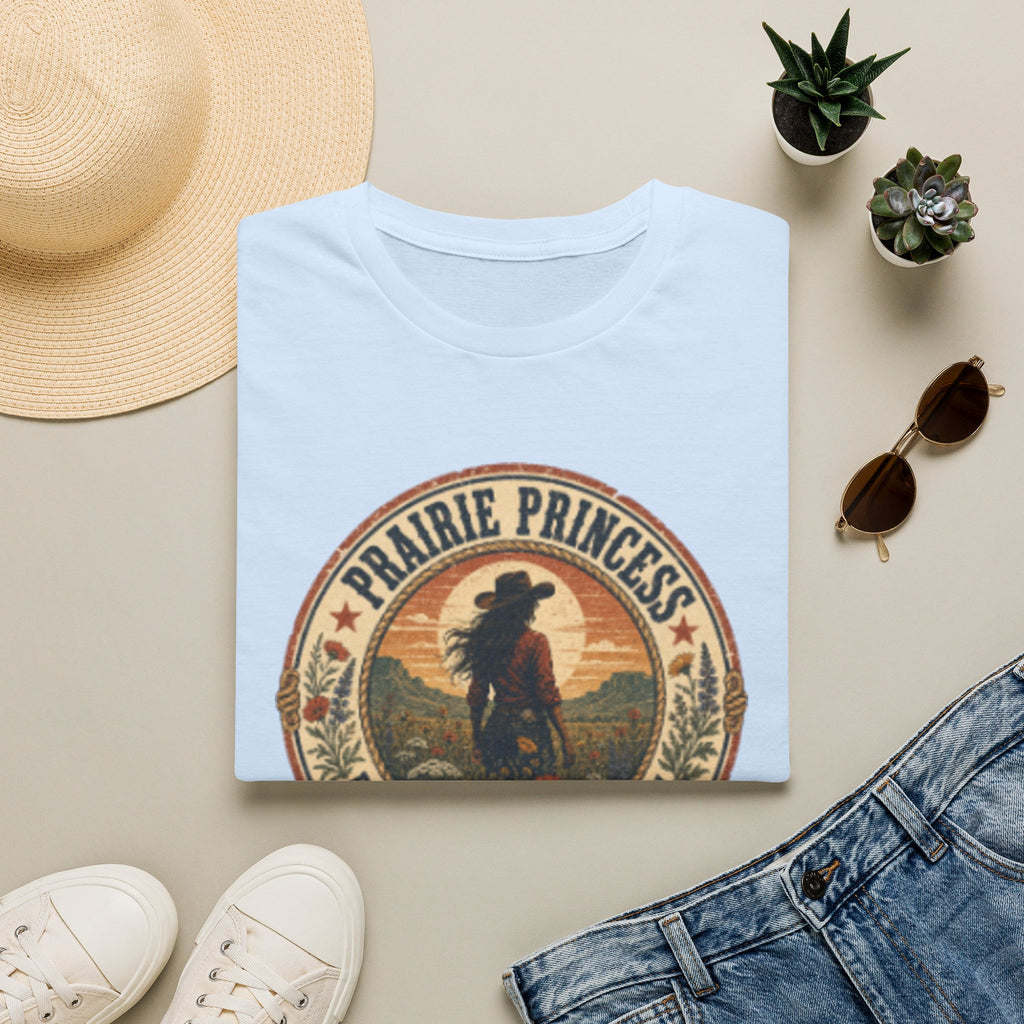 Prairie Princess T-Shirt — Vintage Western Cowboy Sunset Tee