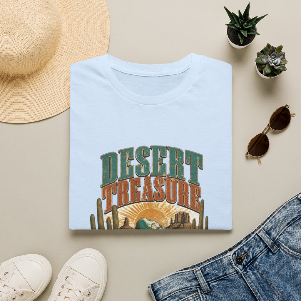 Desert Treasure T-Shirt — Southwestern Cactus & Turquoise Graphic