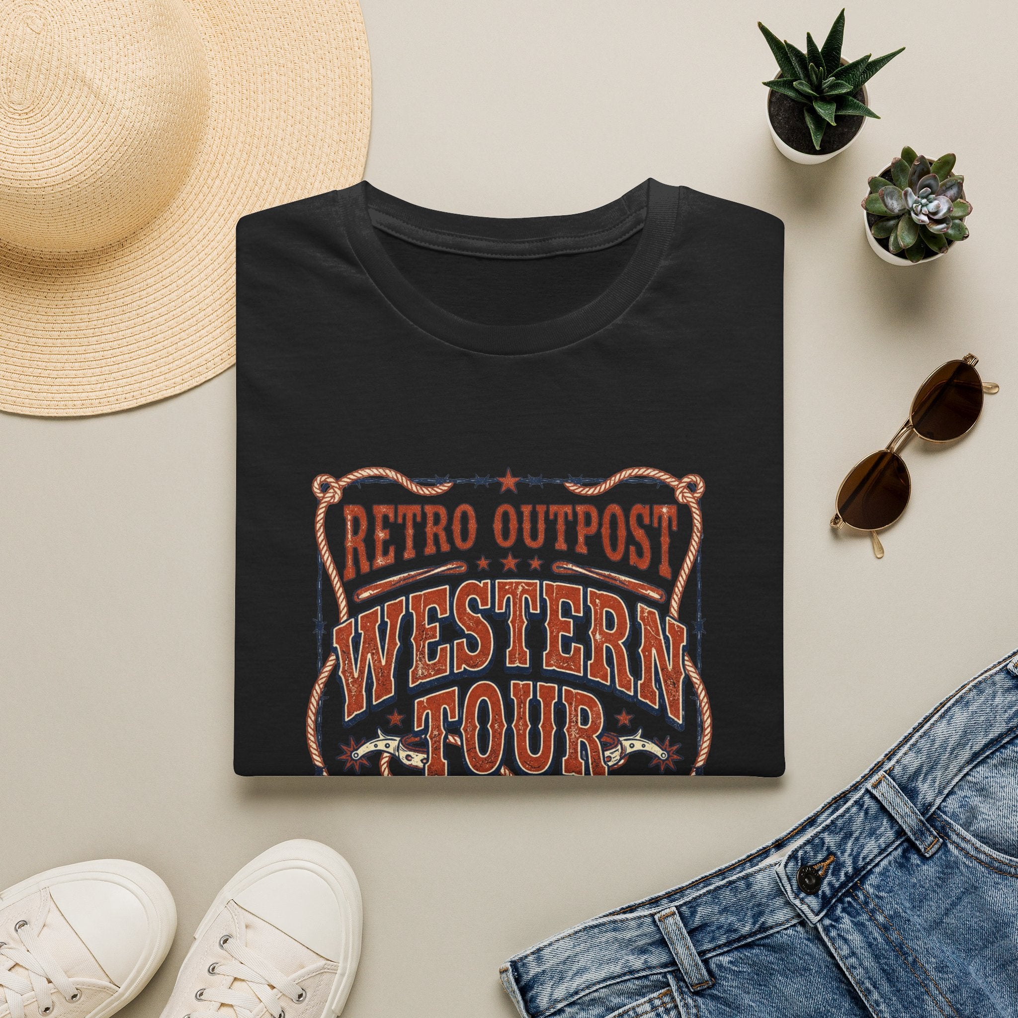 Western Tour Retro Outpost T-Shirt