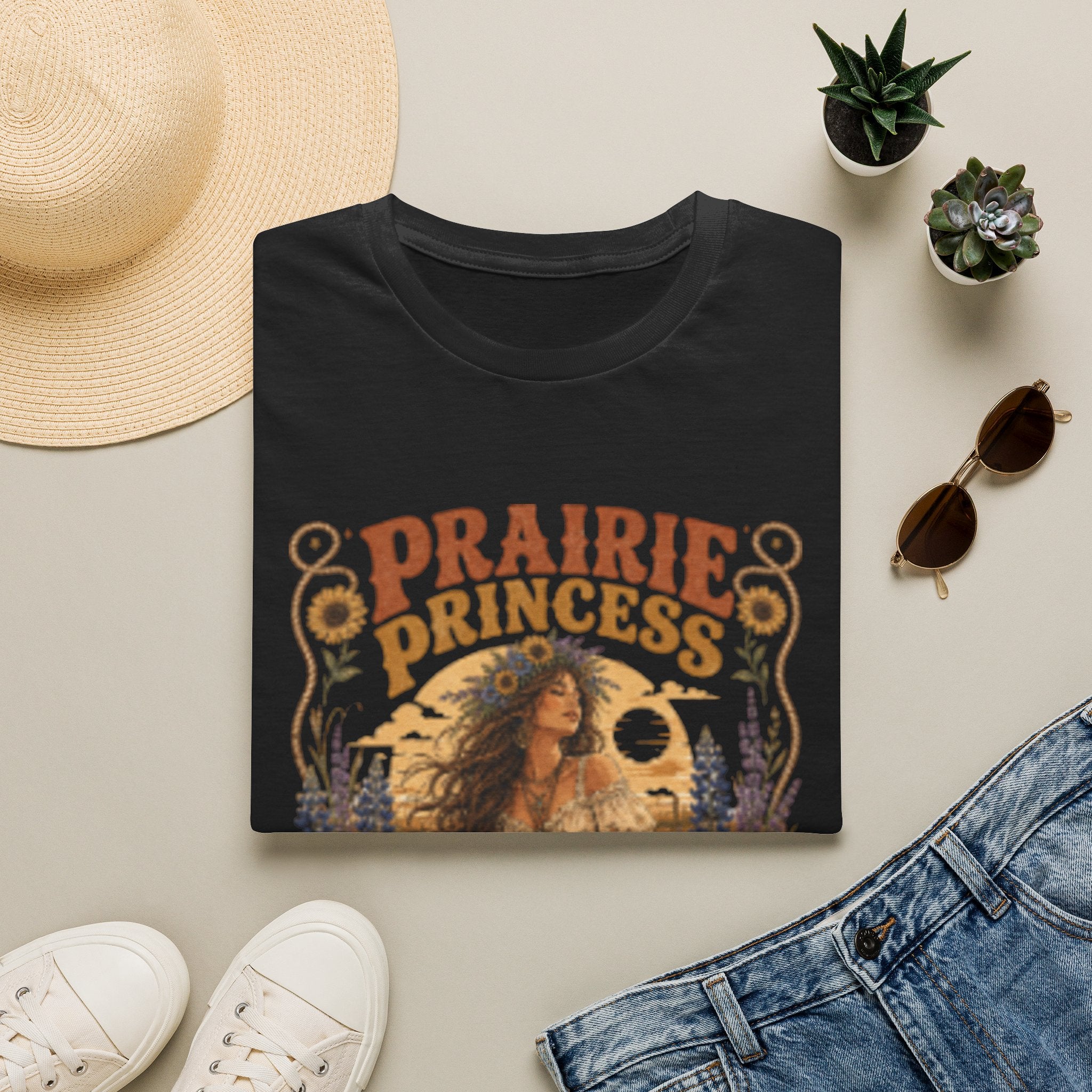 Prairie Princess T-Shirt — Wildflowers & Sunshine Graphic Tee
