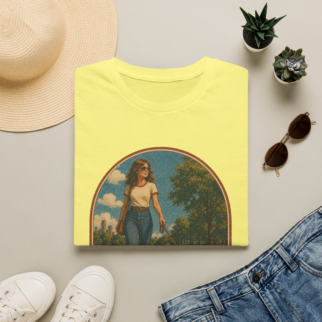 Retro 'Cat Mom' T-Shirt — Vintage Woman & Cat Graphic