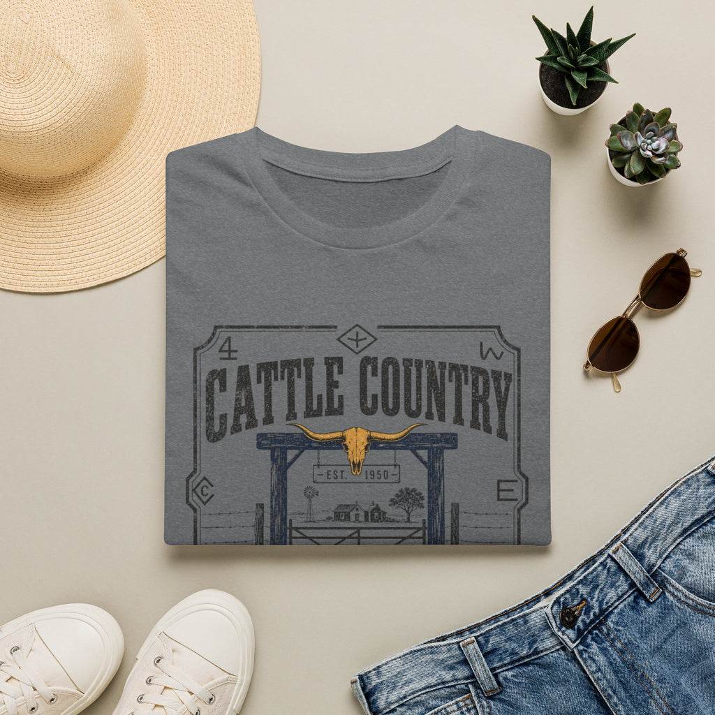 Cattle Country Graphic T-Shirt — 'No Trespassing' Ranch Western Tee