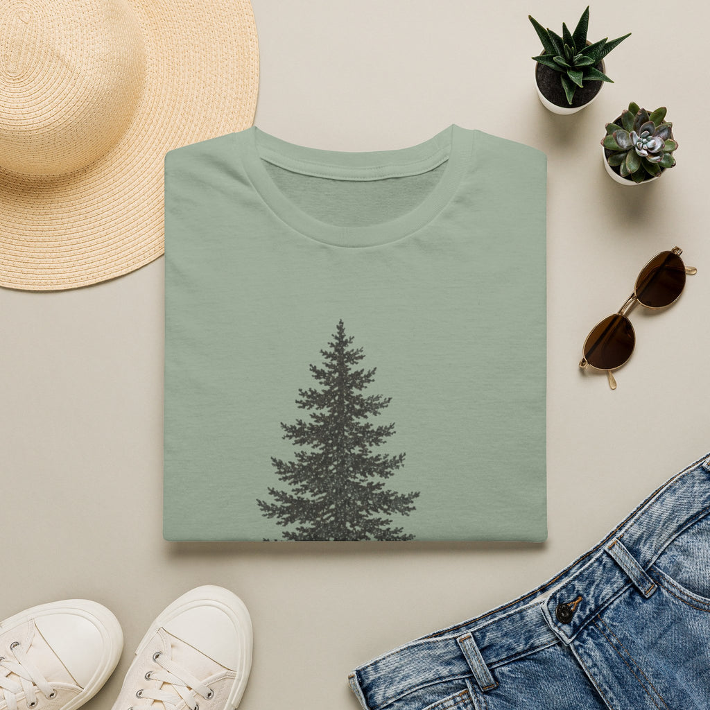 Mountain Life T-Shirt — Minimal Pine Tree Graphic