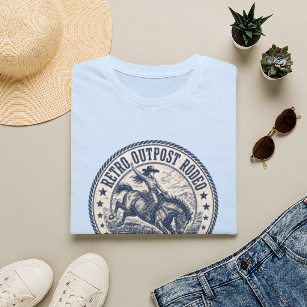 Retro Outpost Rodeo T-Shirt — Vintage Rodeo Bull Rider Tee (Est. 2021)