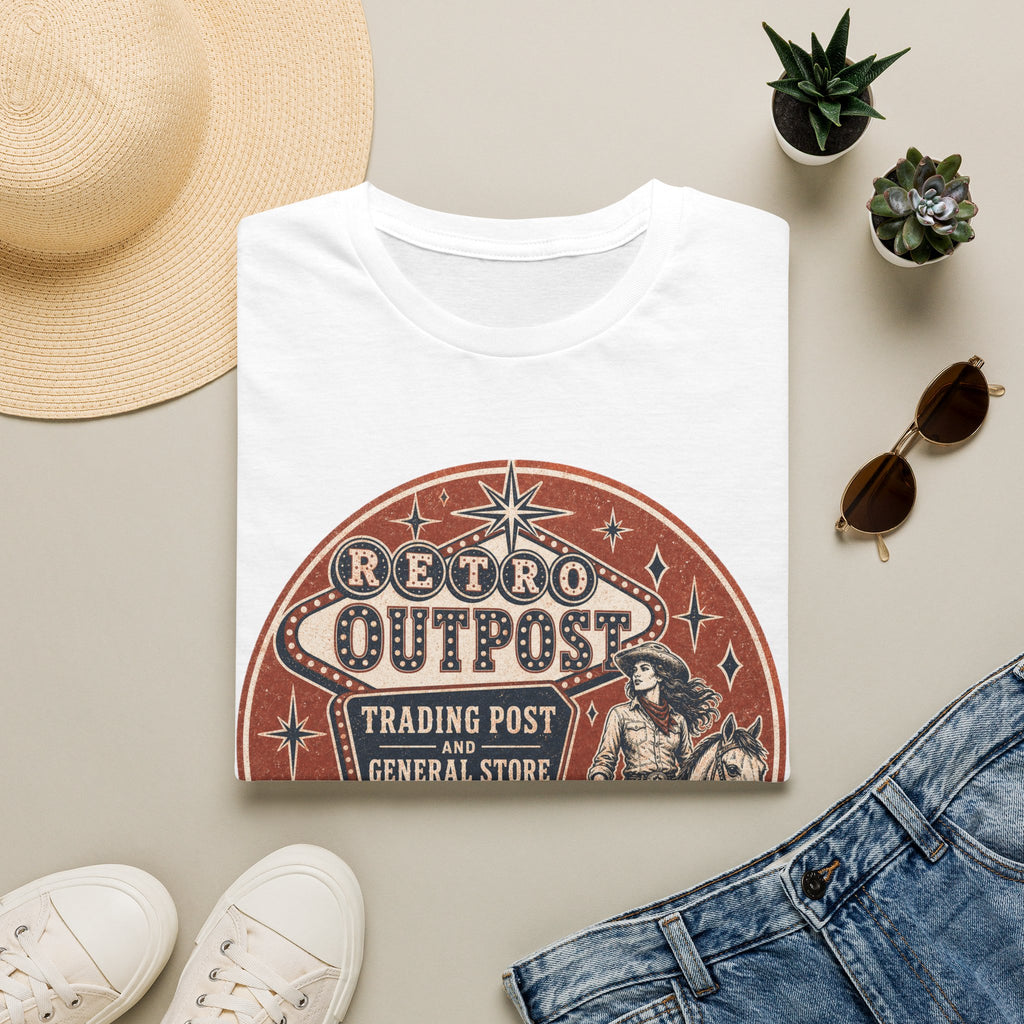 Retro Outpost T‑Shirt — Vintage Trading Post Graphic Tee