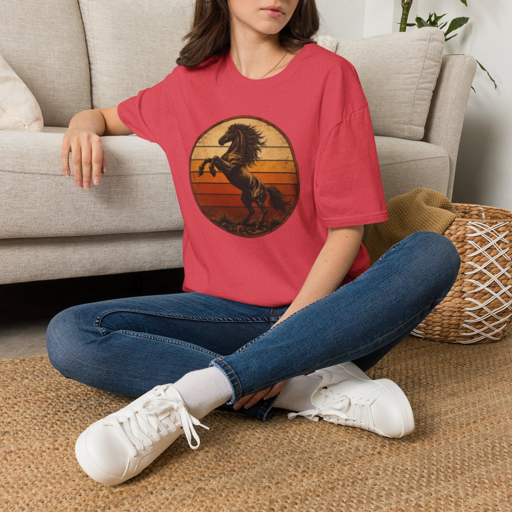 Vintage Sunset Stallion T-Shirt