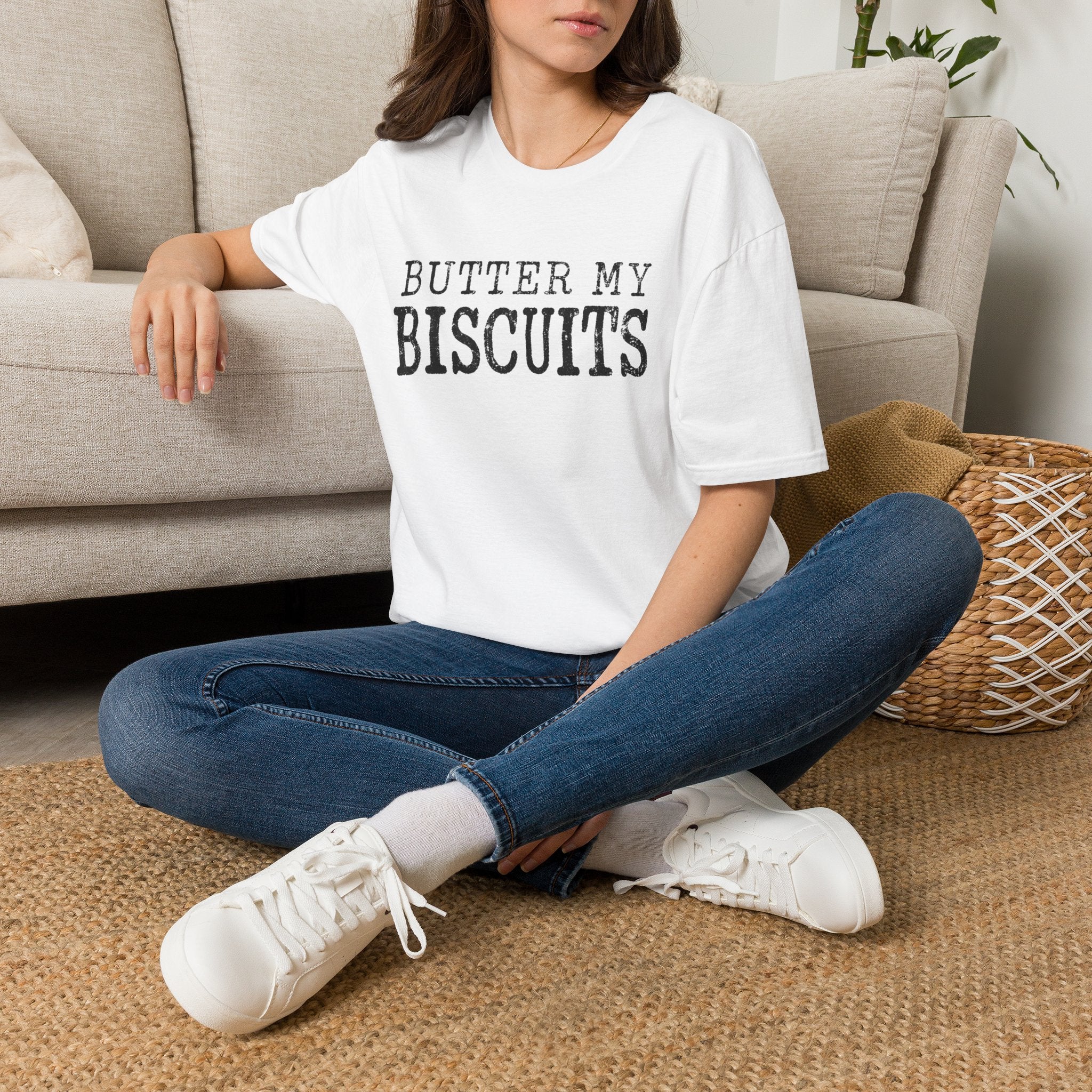 Butter My Biscuits T-Shirt — Southern Comfort Vintage Graphic Tee