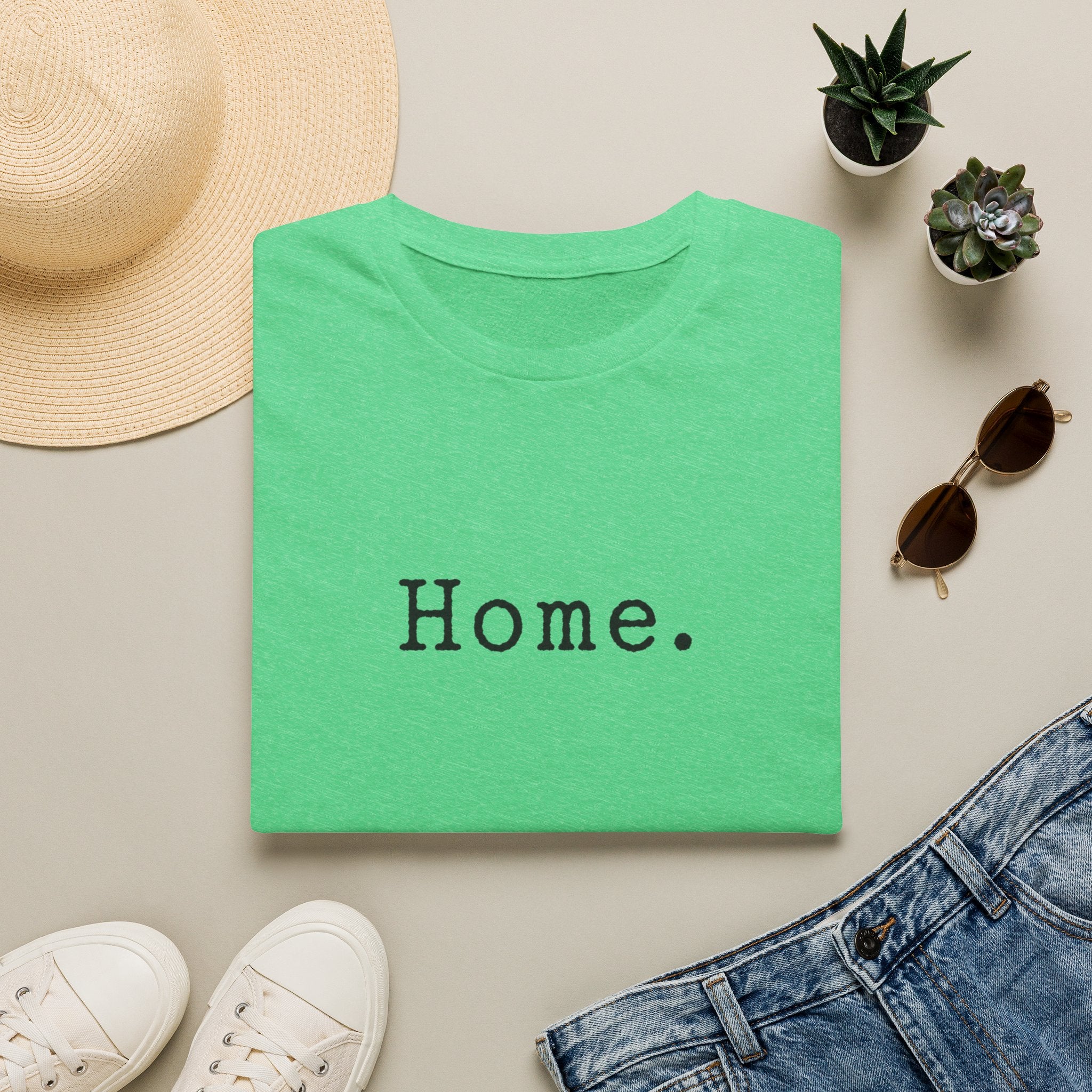 Home. Minimalist Graphic T-Shirt — Cozy Comfort Tee for Relaxed Living