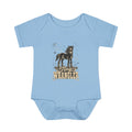 "Tiny Wrangler" Western Baby Onesie