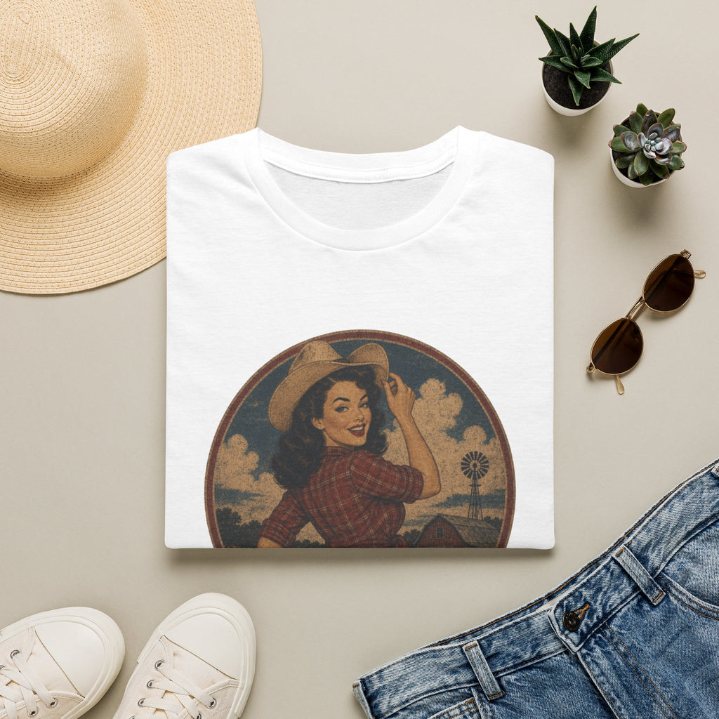 Country Girl T-Shirt — Vintage Cowgirl Graphic Tee