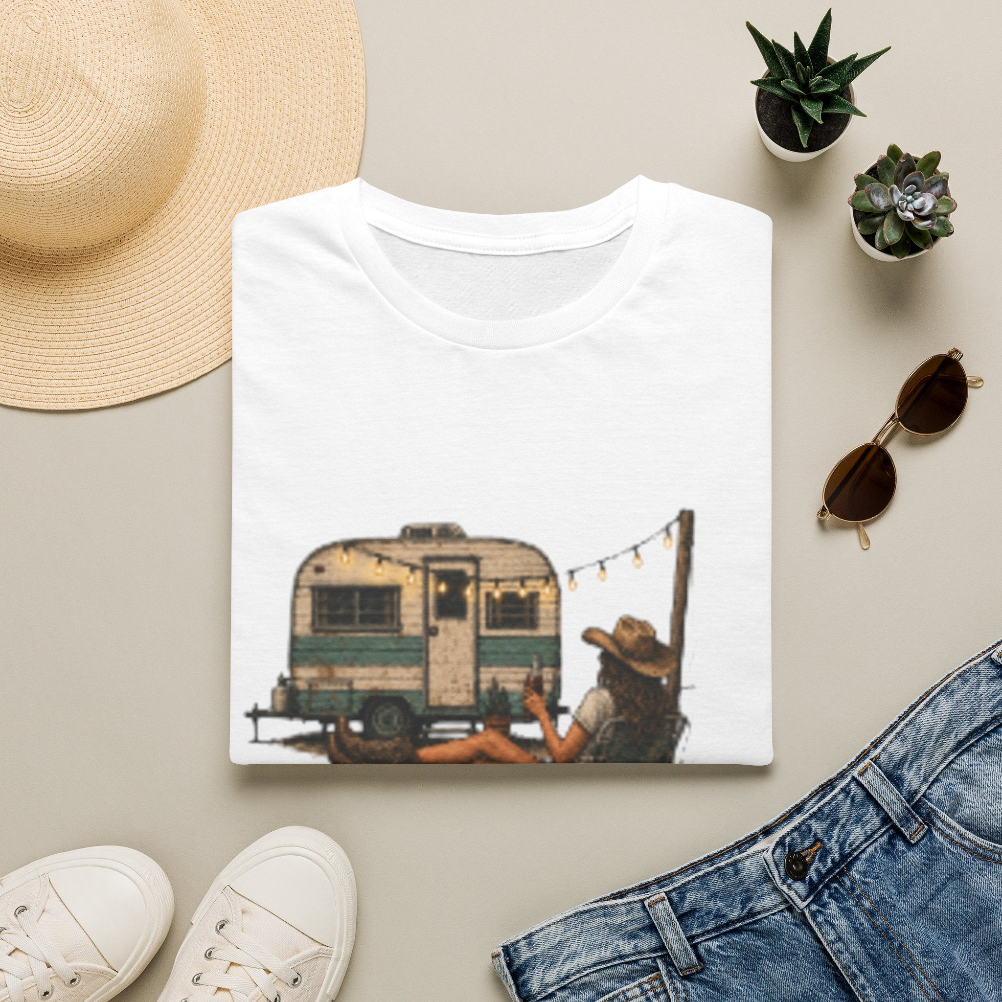 Retro Camper Relaxation T-Shirt — Vintage RV & Chill Graphic