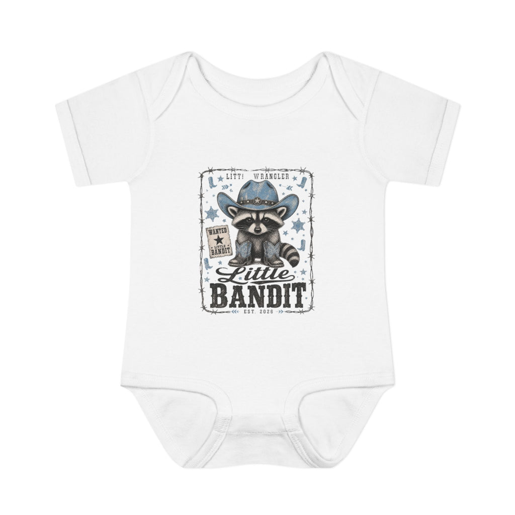 "Little Bandit Baby" Cowboy Infant Onesie