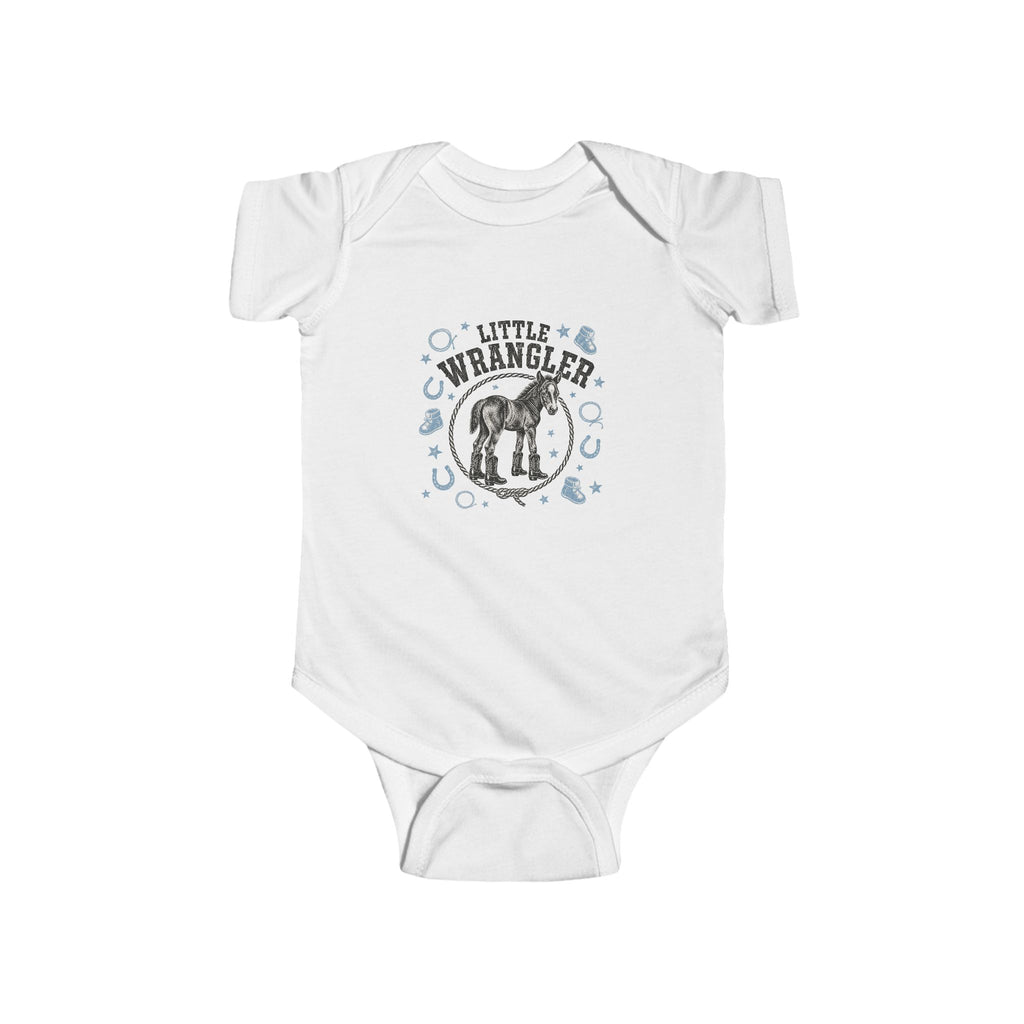 Little Wrangler Infant Bodysuit — Baby Western Cowboy Onesie