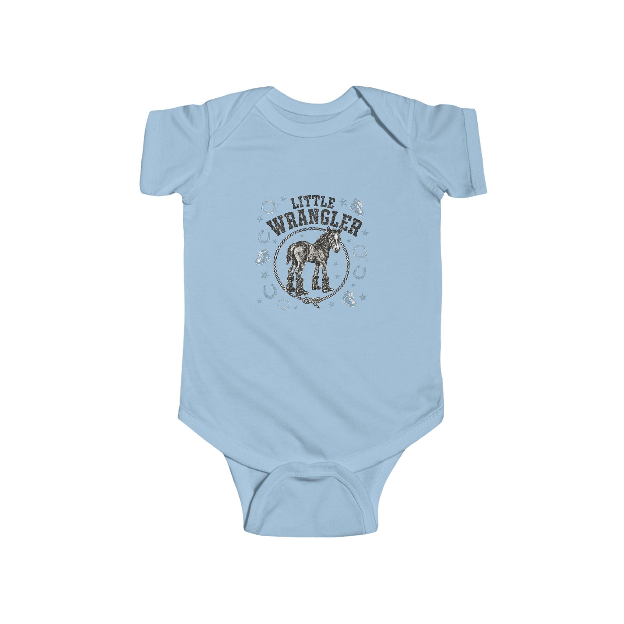Little Wrangler Infant Bodysuit — Baby Western Cowboy Onesie