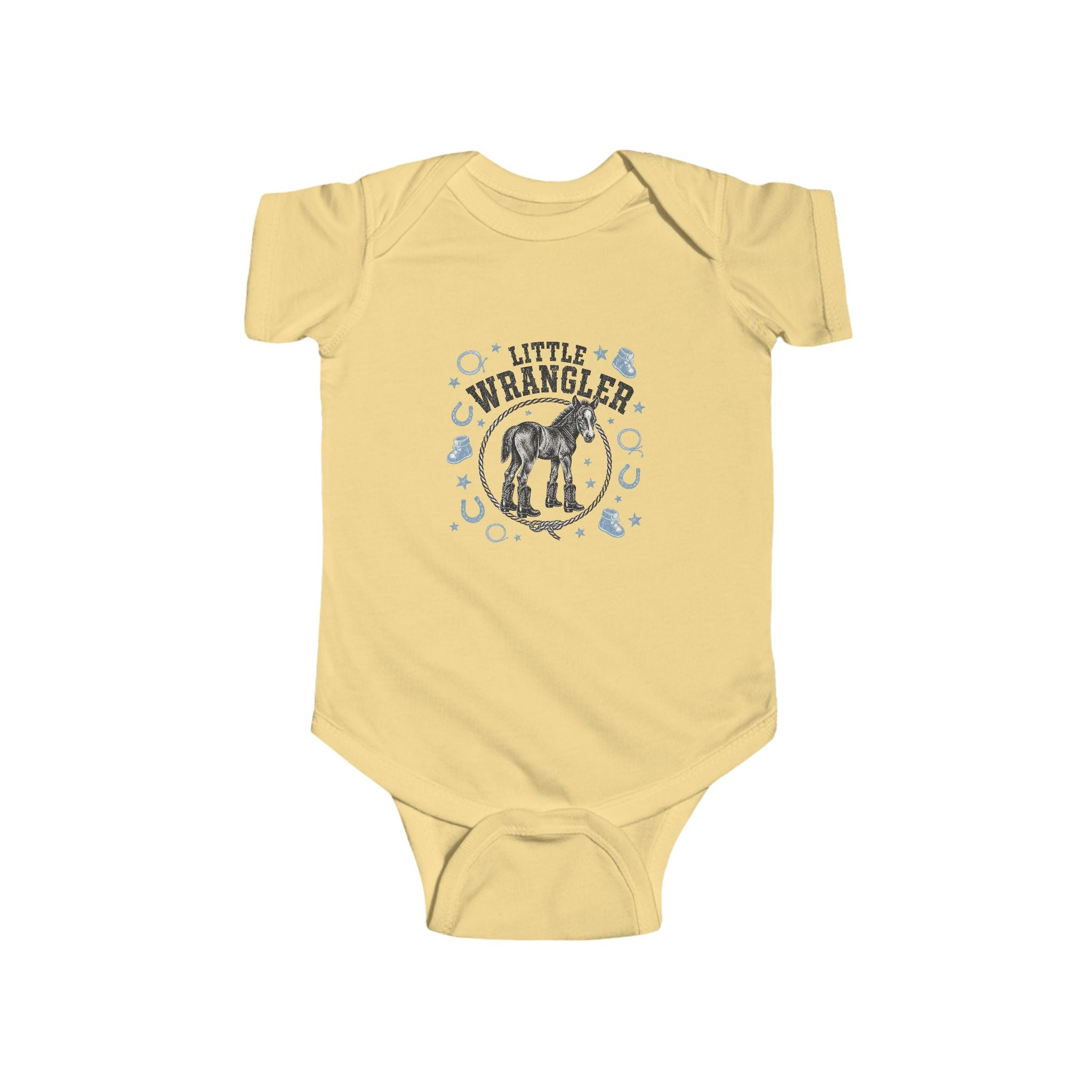 Little Wrangler Infant Bodysuit — Baby Western Cowboy Onesie
