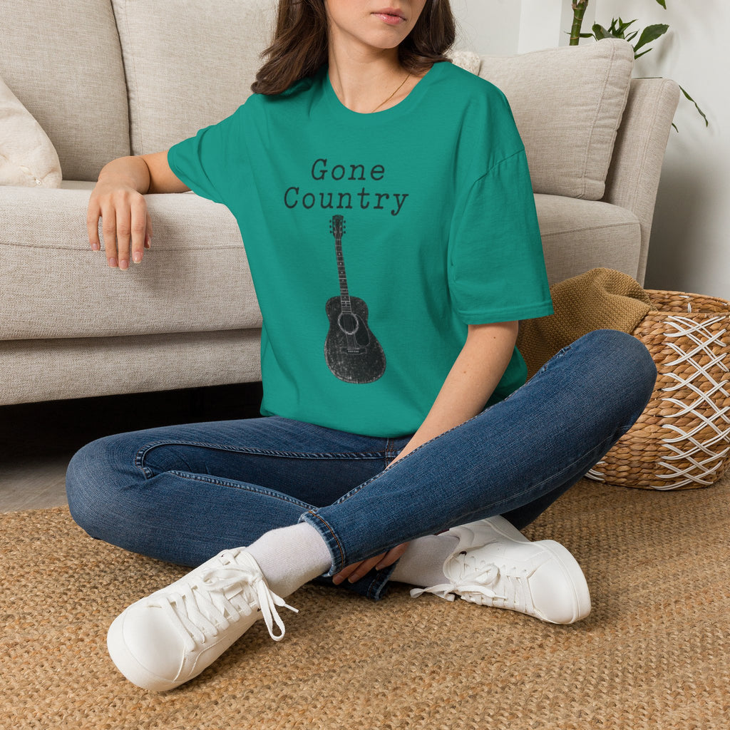 Gone Country T-Shirt — Acoustic Guitar Country Music Tee
