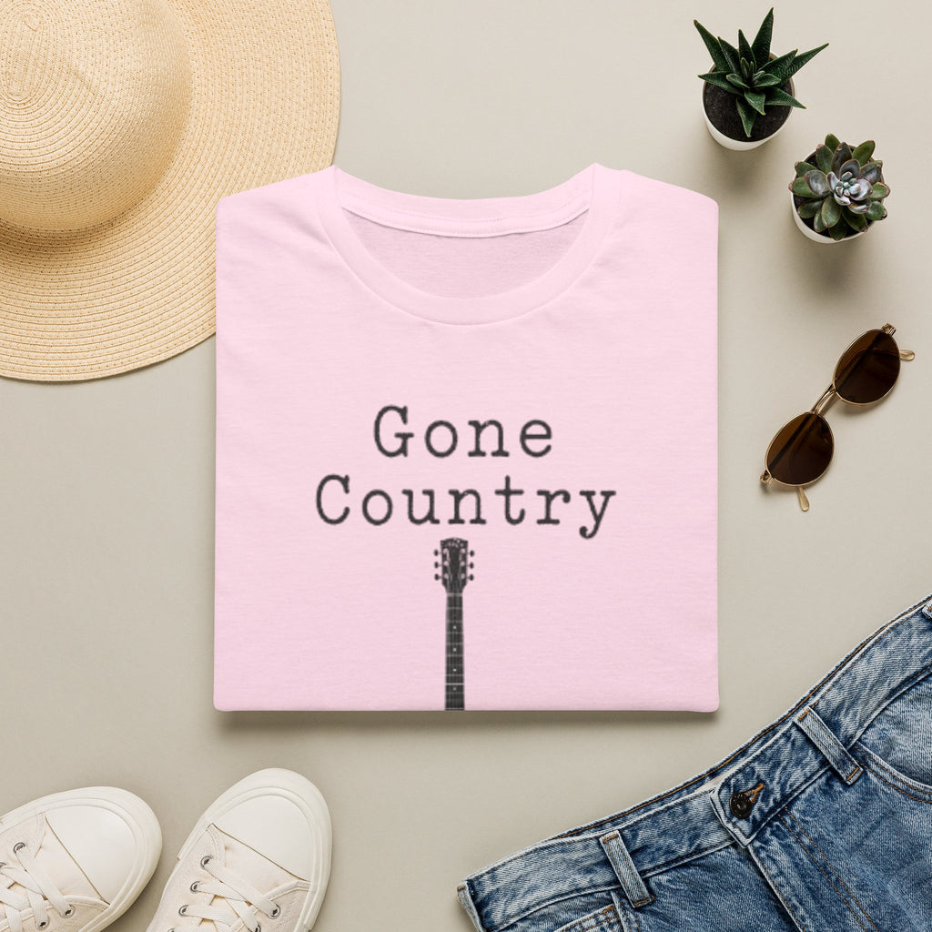 Gone Country T-Shirt — Acoustic Guitar Country Music Tee