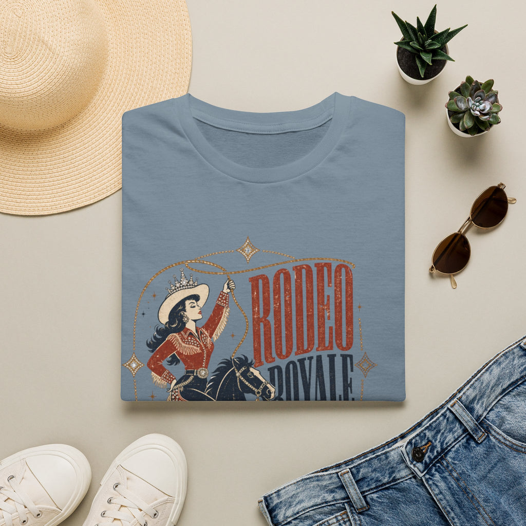 Rodeo Royale Graphic T-Shirt — Western Cowgirl Horse Logo