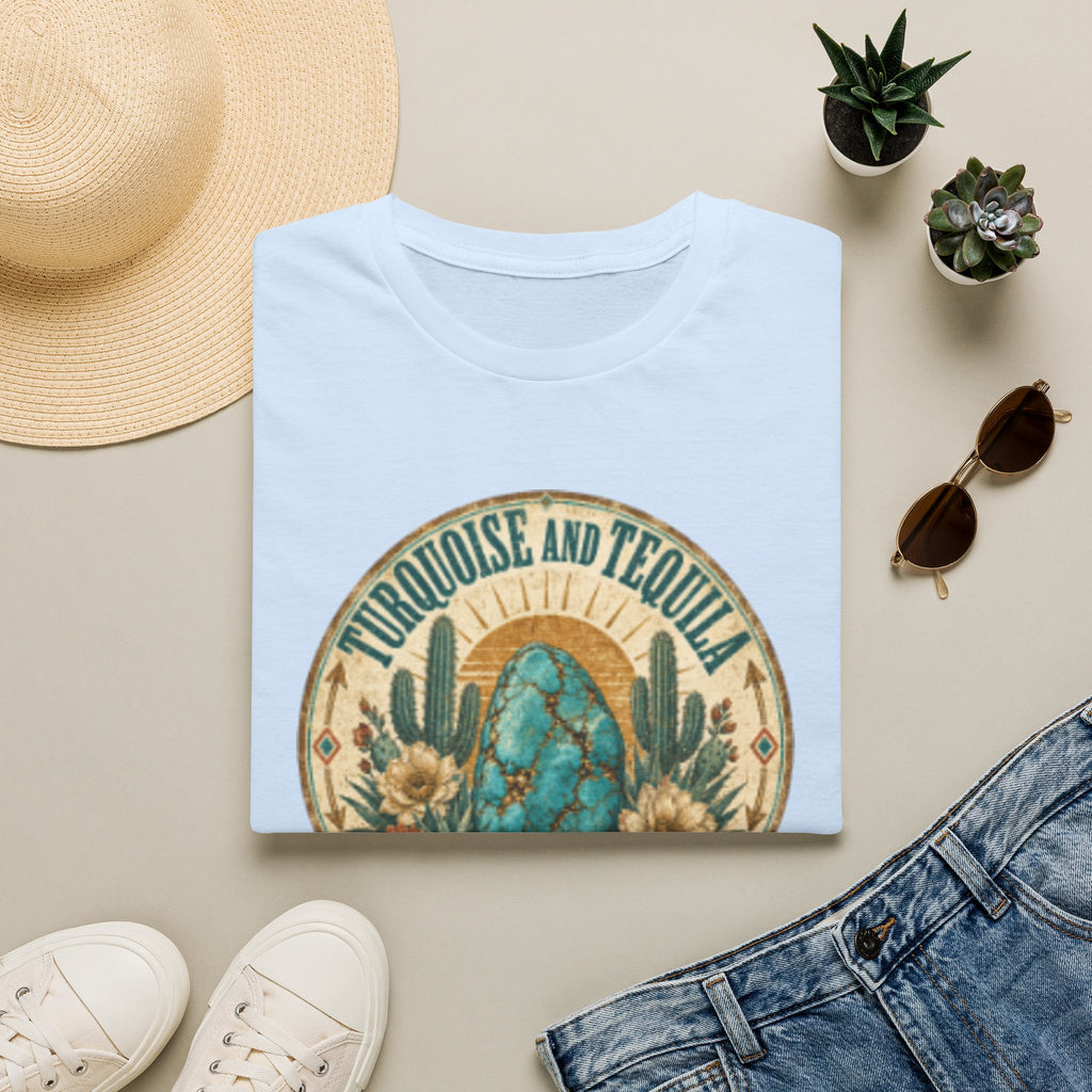 Turquoise & Tequila T-Shirt — Good for the Soul Desert Cactus Graphic