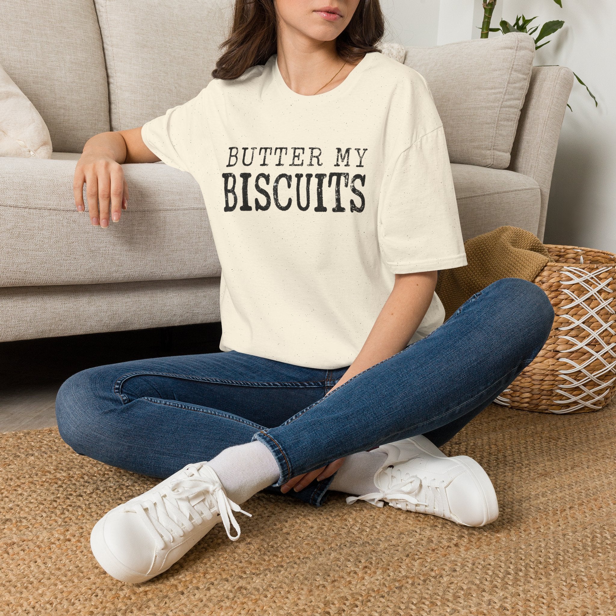 Butter My Biscuits T-Shirt — Southern Comfort Vintage Graphic Tee