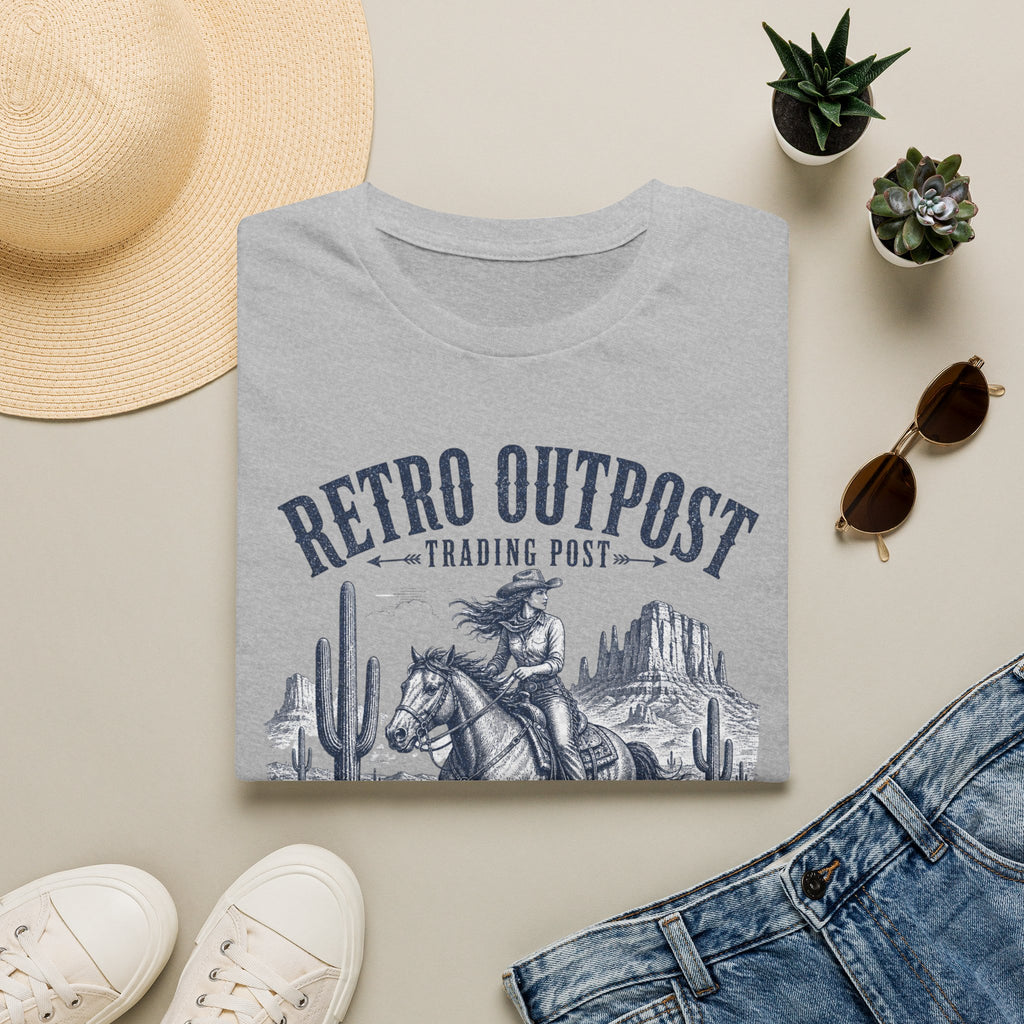 Retro Outpost Cowboy T-Shirt – Scottsdale Arizona Western Graphic Tee