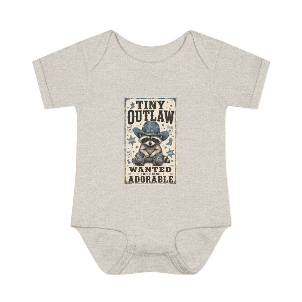 "Little Ranch Hand Born to Work" Western Infant Onesie