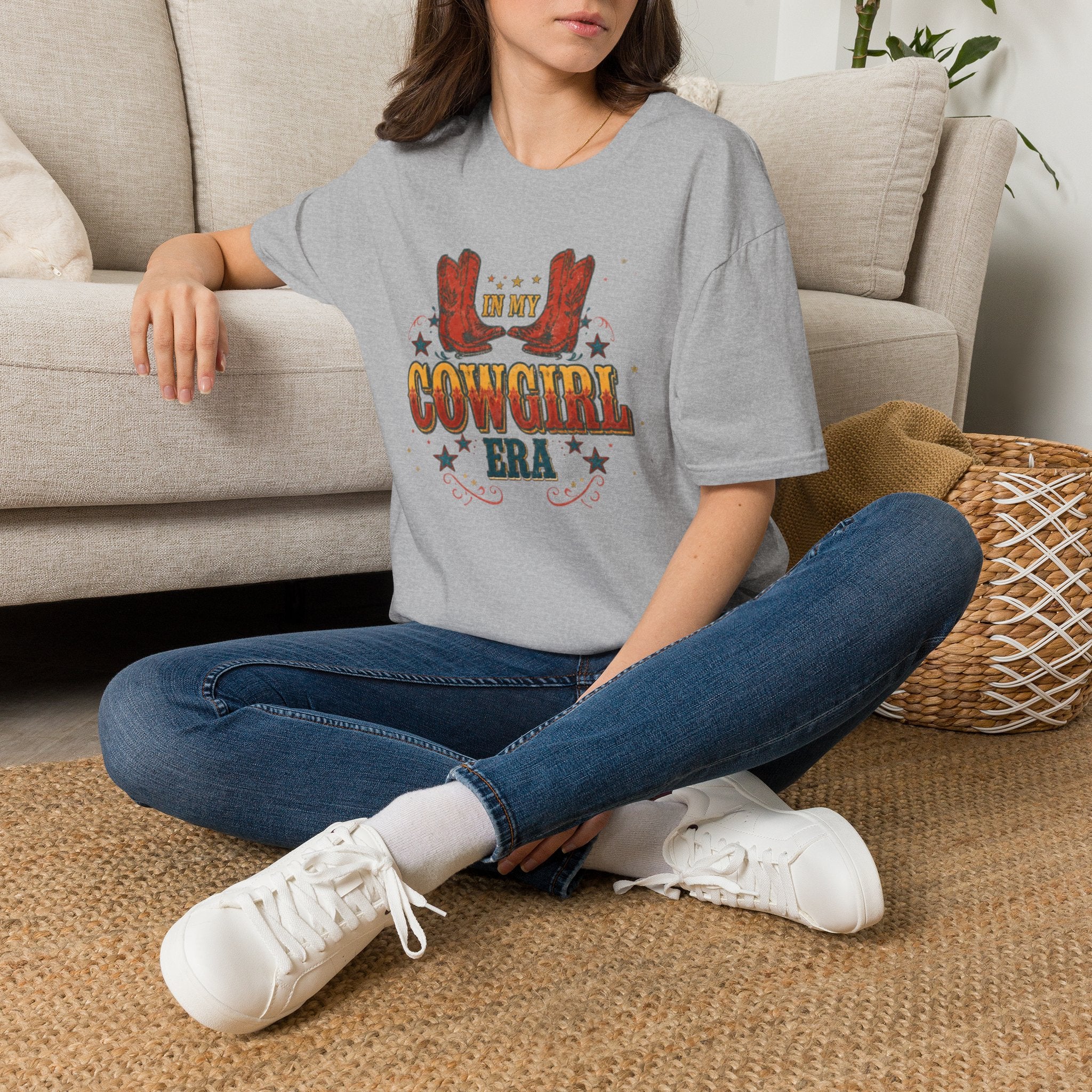 Cowgirl T‑Shirt — 'In My Cowgirl Era' Vintage Western Graphic Tee