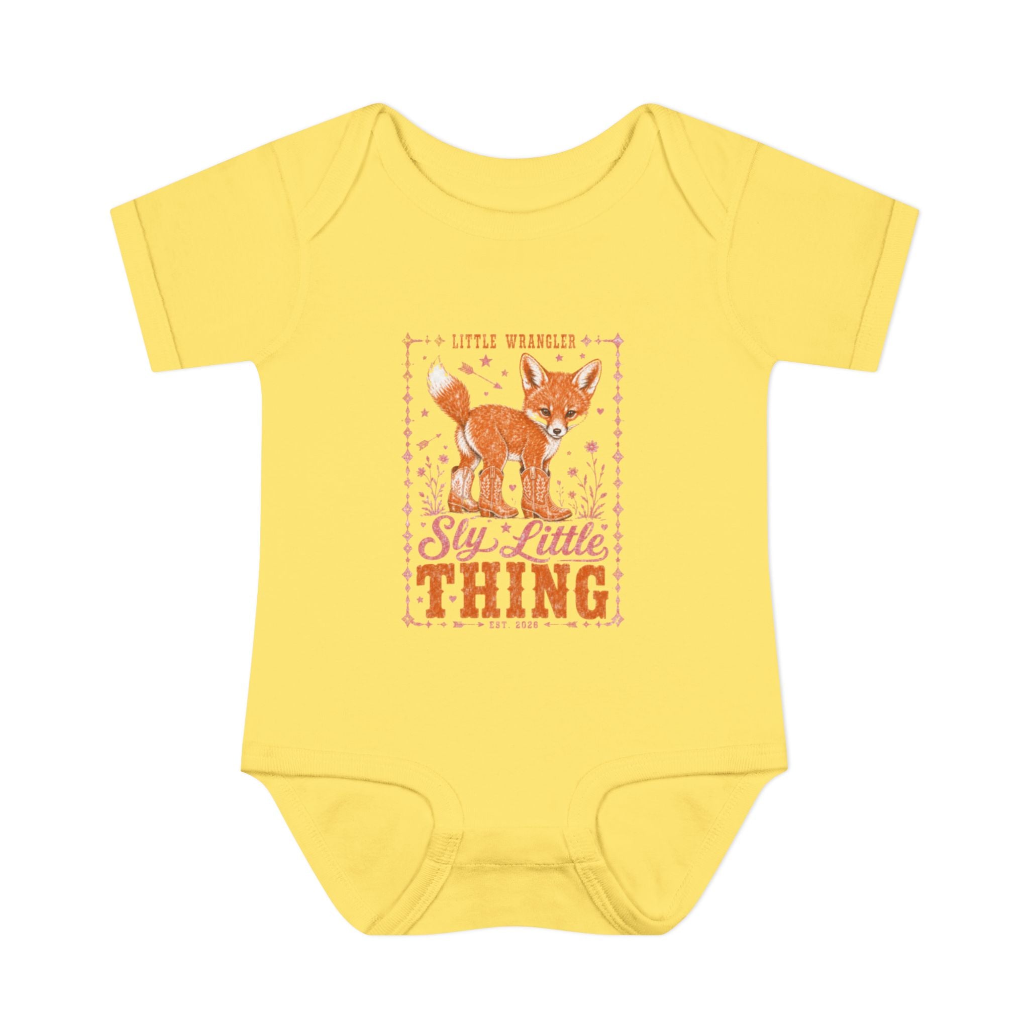 "Sly Little Thing" Baby Fox Infant Onesie