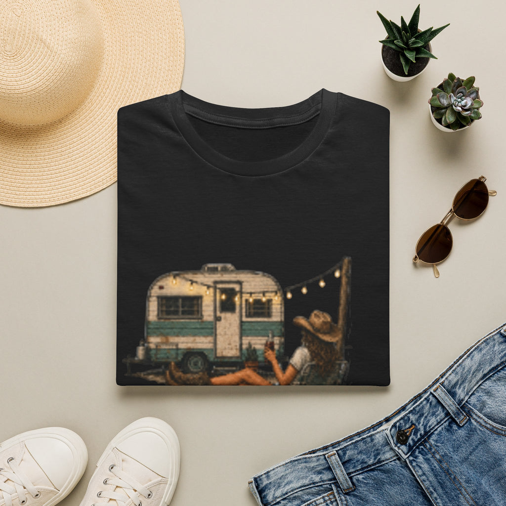 Retro Camper Relaxation T-Shirt — Vintage RV & Chill Graphic