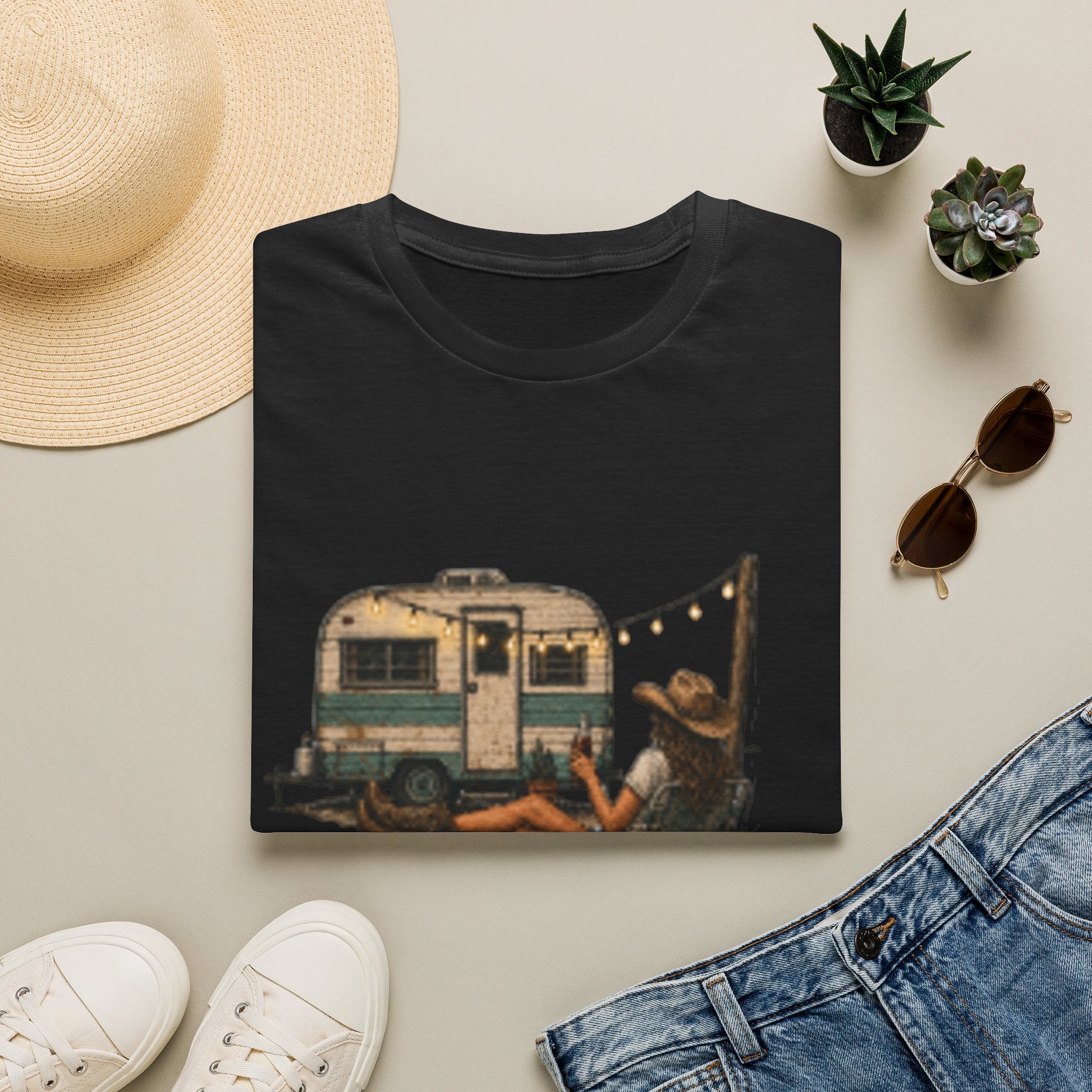 Retro Camper Relaxation T-Shirt — Vintage RV & Chill Graphic