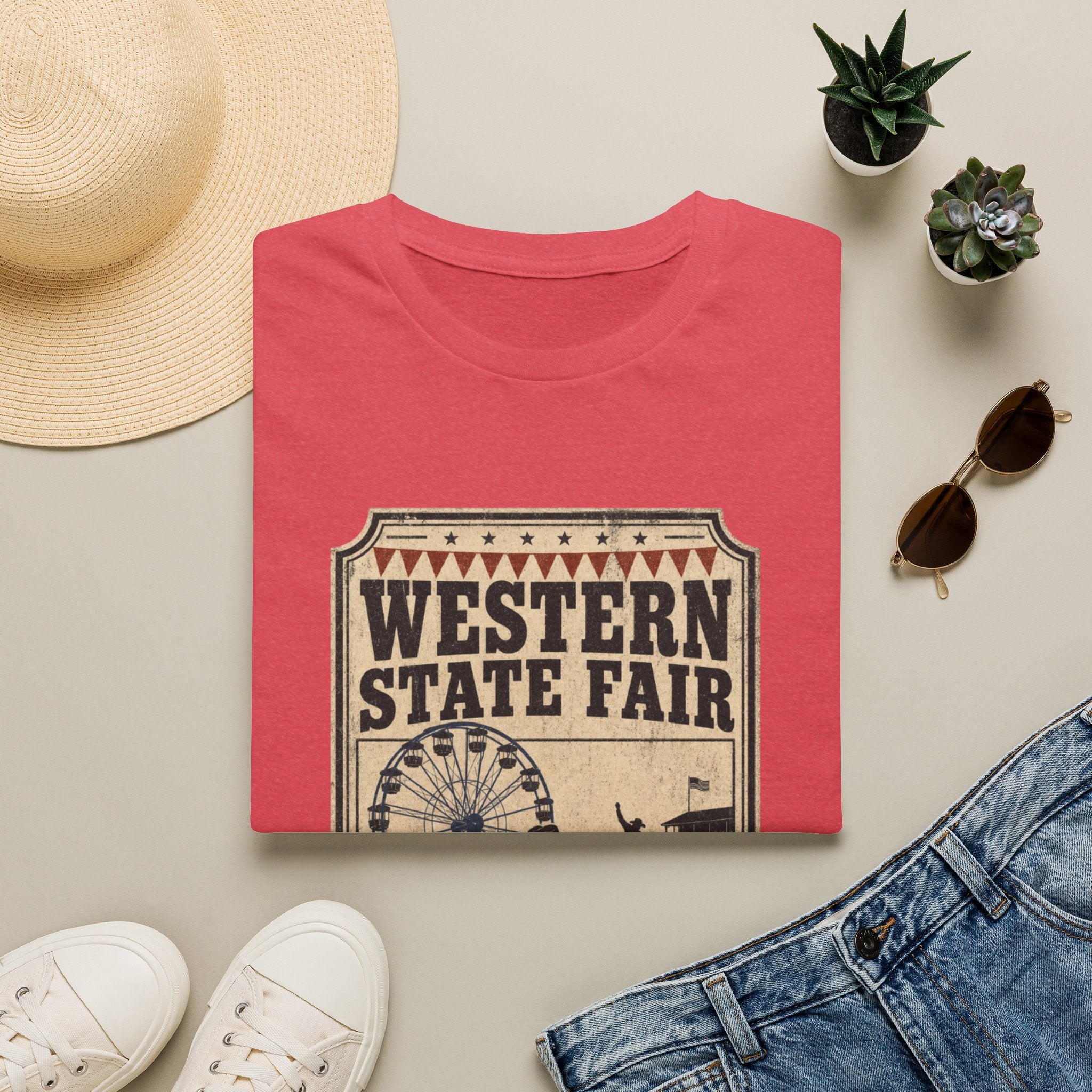Western State Fair T-Shirt — 'Come One Come All' Vintage Carnival Tee