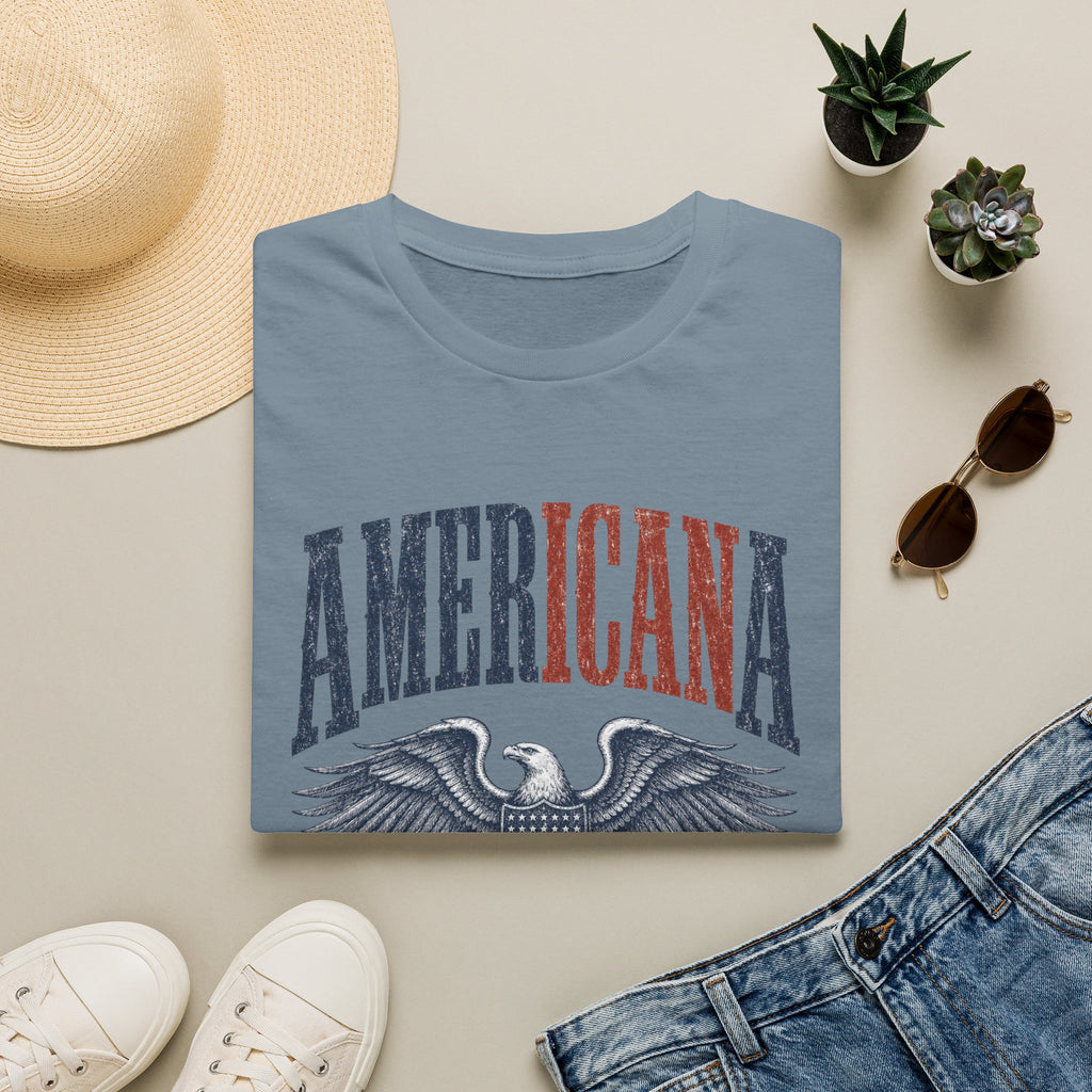 Americana Eagle T-Shirt — Vintage Patriotic Graphic Tee