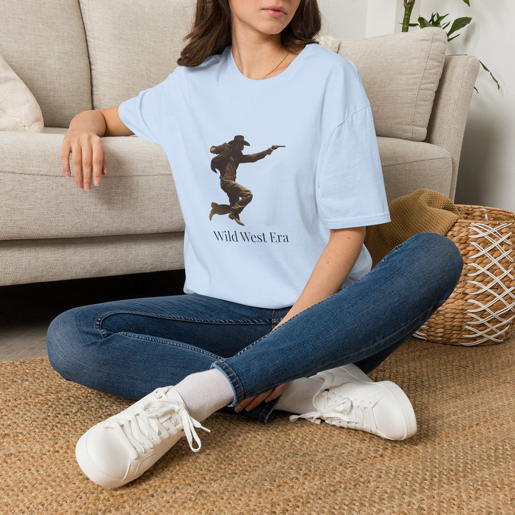 Cowboy Silhouette T-Shirt — Wild West Era Graphic Tee