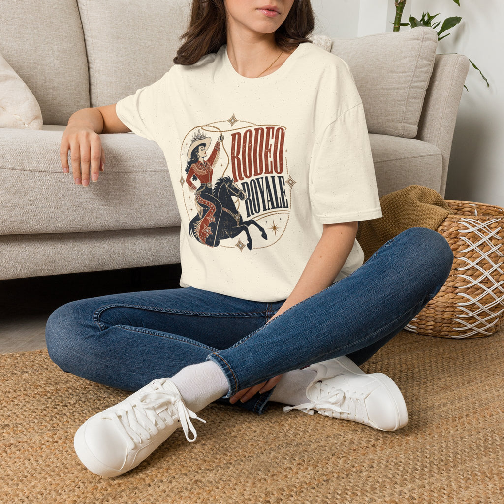 Rodeo Royale Graphic T-Shirt — Western Cowgirl Horse Logo
