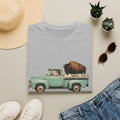 Vintage Truck & Buffalo T-Shirt — Retro Western Road Trip Tee