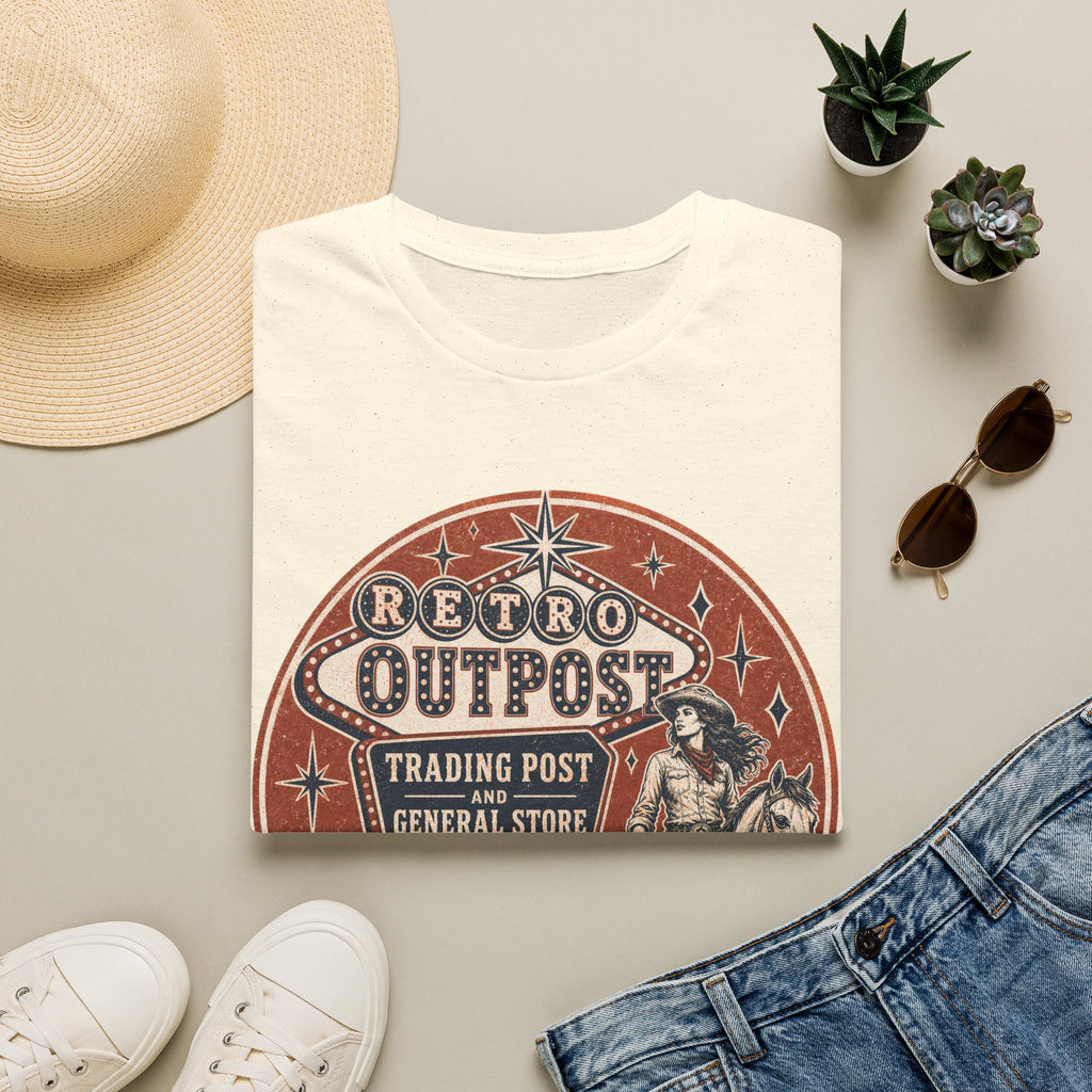 Retro Outpost T‑Shirt — Vintage Trading Post Graphic Tee