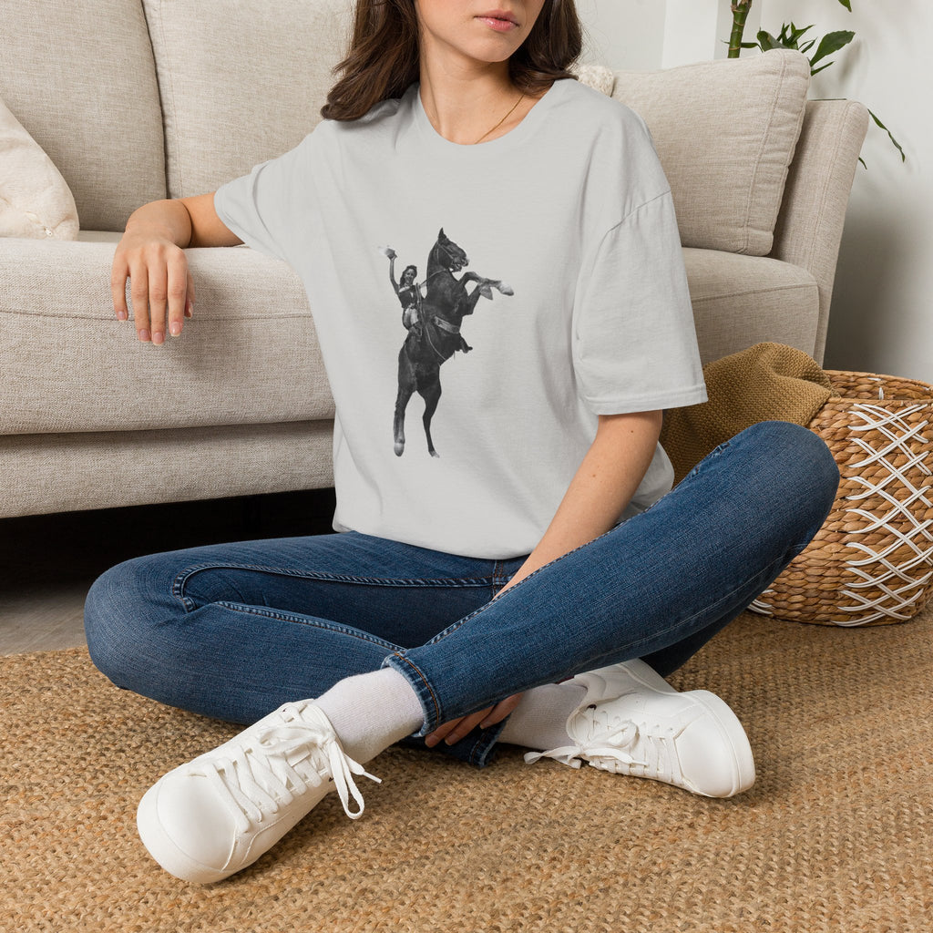 Cowgirl Graphic T‑Shirt — Vintage Horse & Rider Tee