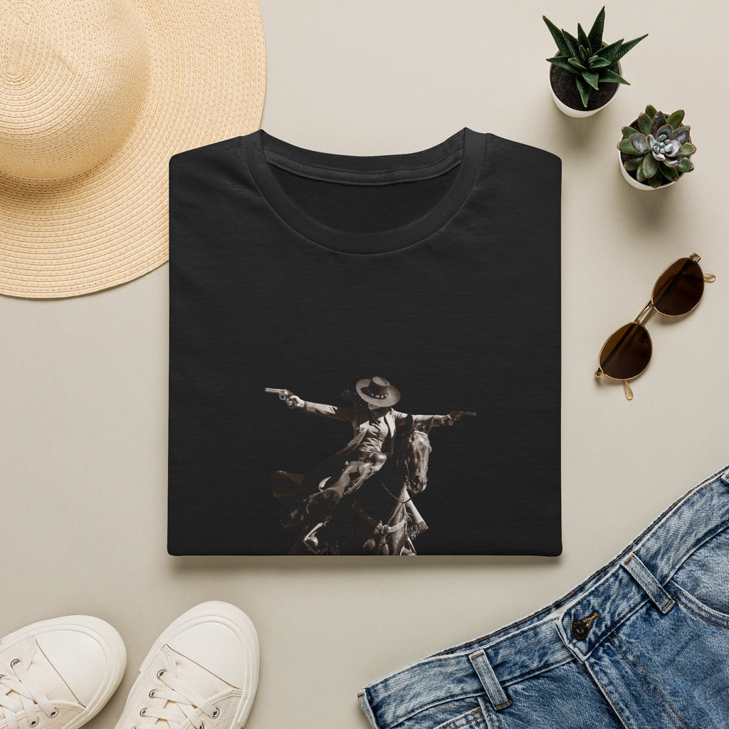 Cowgirl Rider T‑Shirt — Vintage Western Rodeo Print