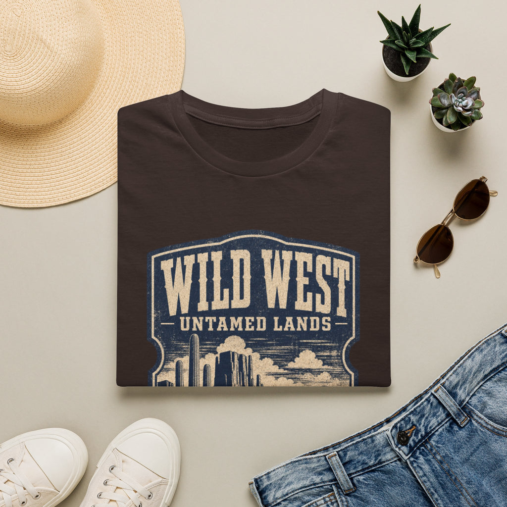 Wild West "Untamed Lands" T‑Shirt — Vintage Western Graphic Tee