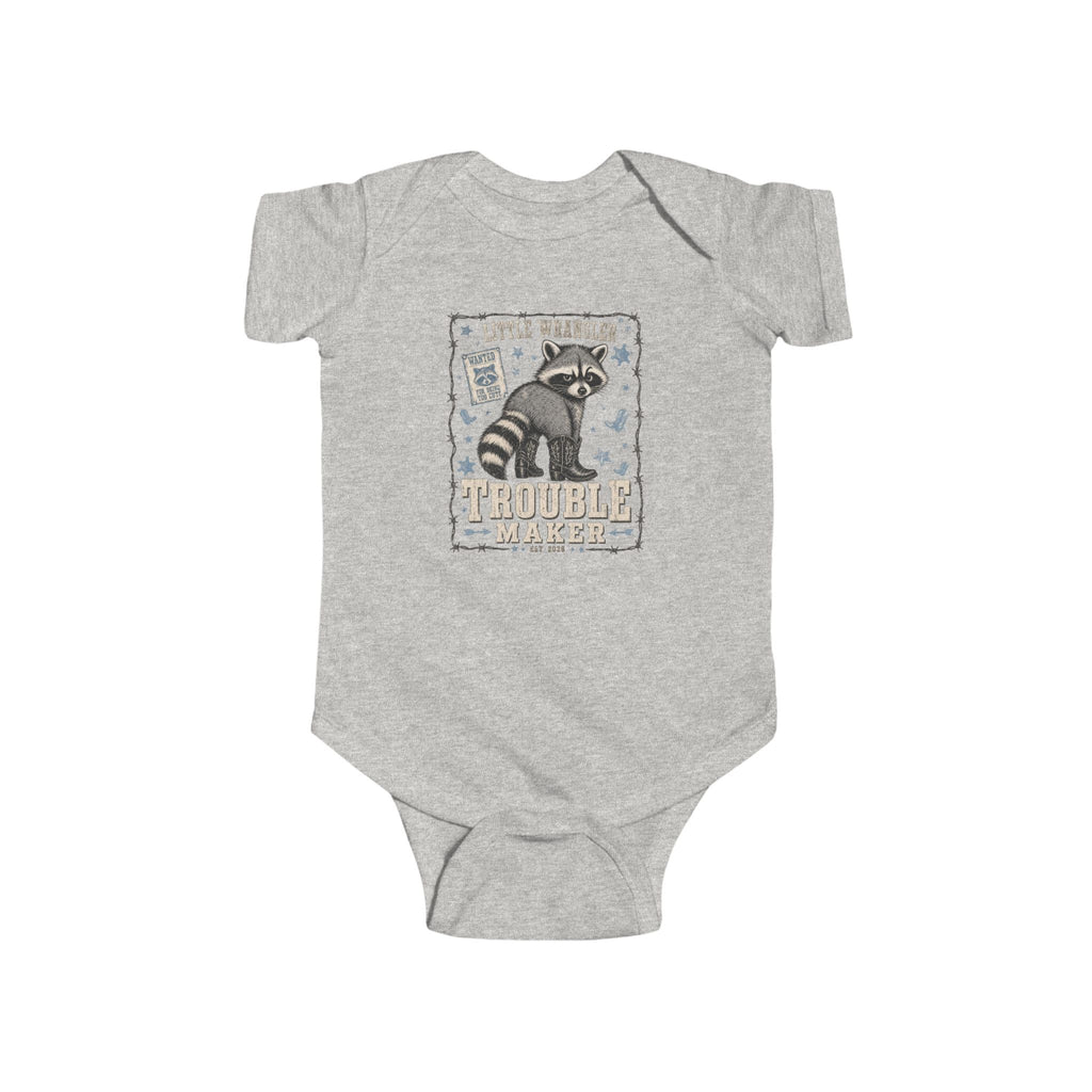 "Little Bandit" Racoon Infant Onesie